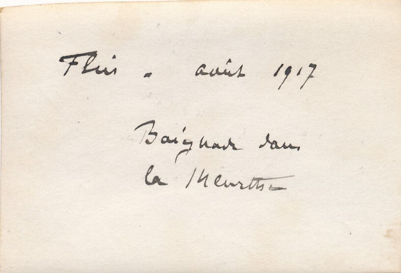 Flin Meurthe Moselle Guerre 1914 militaria spahis 7 photo photographies époque