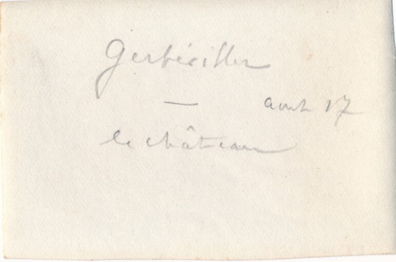 Gerbéviller Meurthe Moselle 1917 guerre militaria 3 photos photographie époque