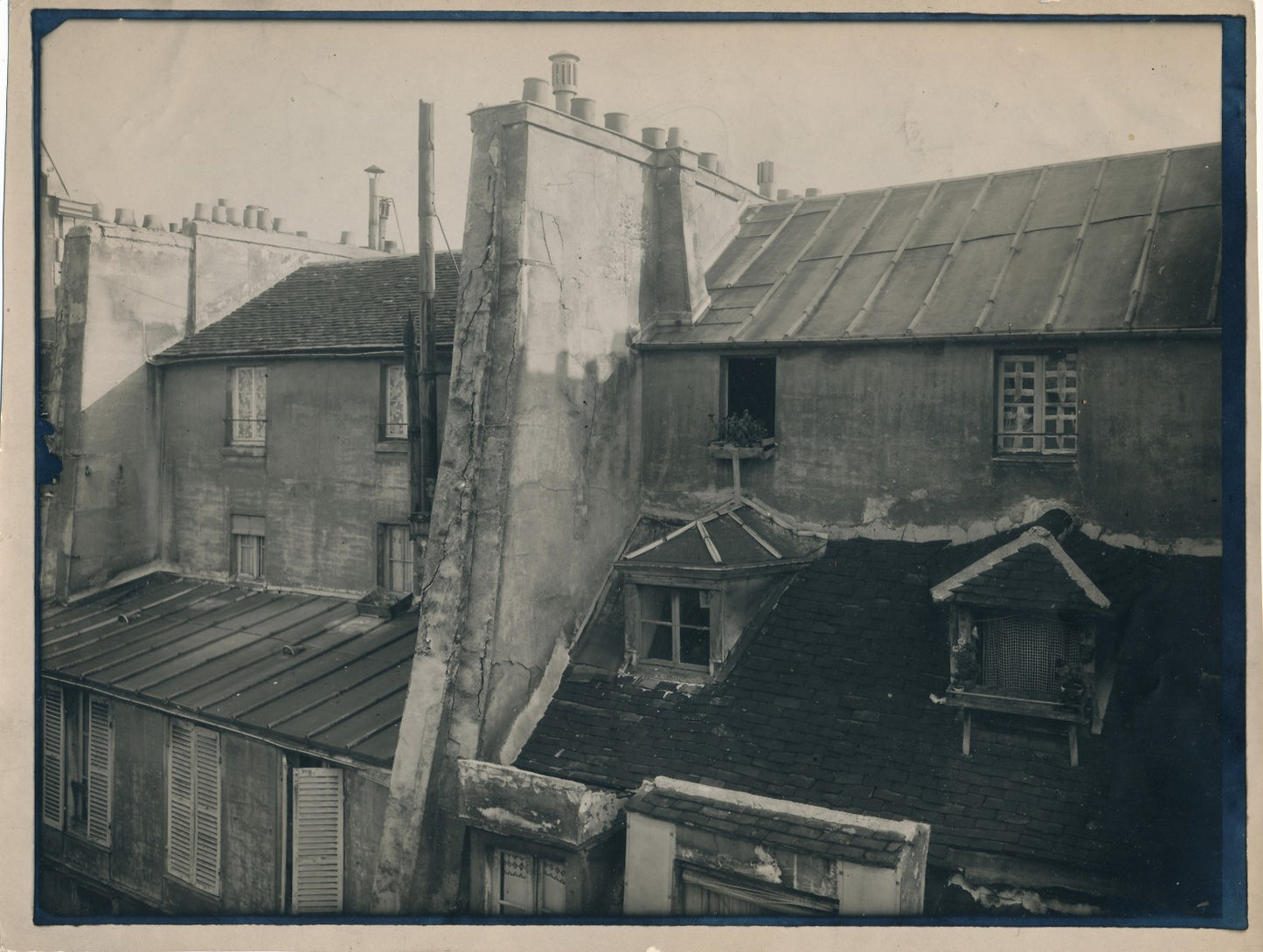 photo toits de Paris tirage argentique époque v. 1940-1950 photographie