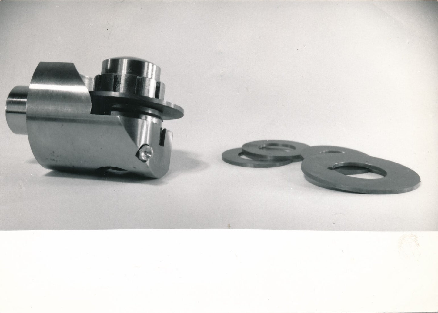 Sandvik Coromant usinage 5 photo photographie époque métallurgie métal publicité