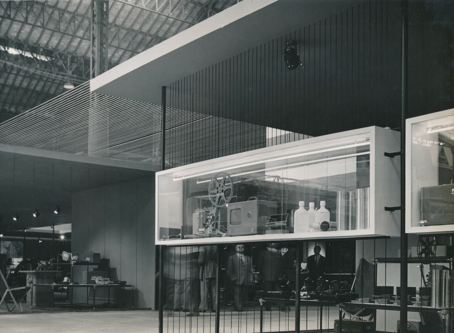 1955 Barcelone foire commeciale pavillon Etats Unis 15 photos plan Marshall