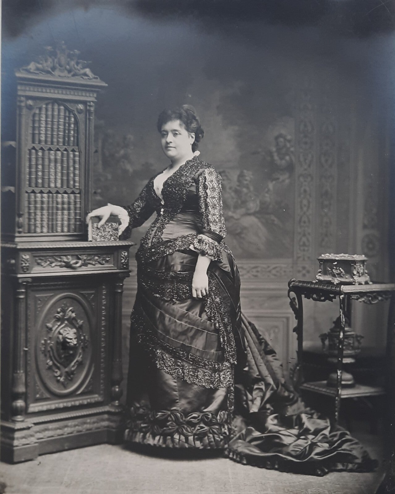 Coll. Albert GILLES 2 portraits dames haute société photo photographuies v. 1900