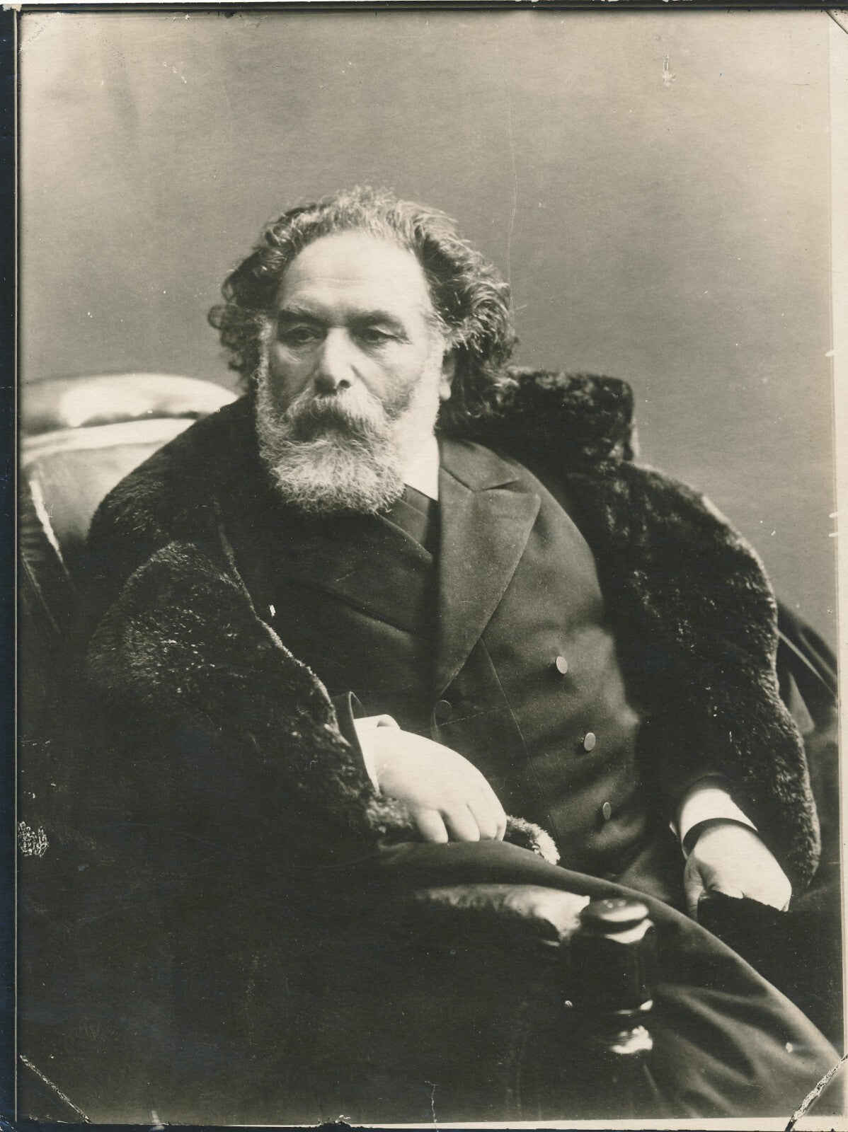 Photo photographie peintre russe Arkhip KOUÏNDJI argentique contretype époque