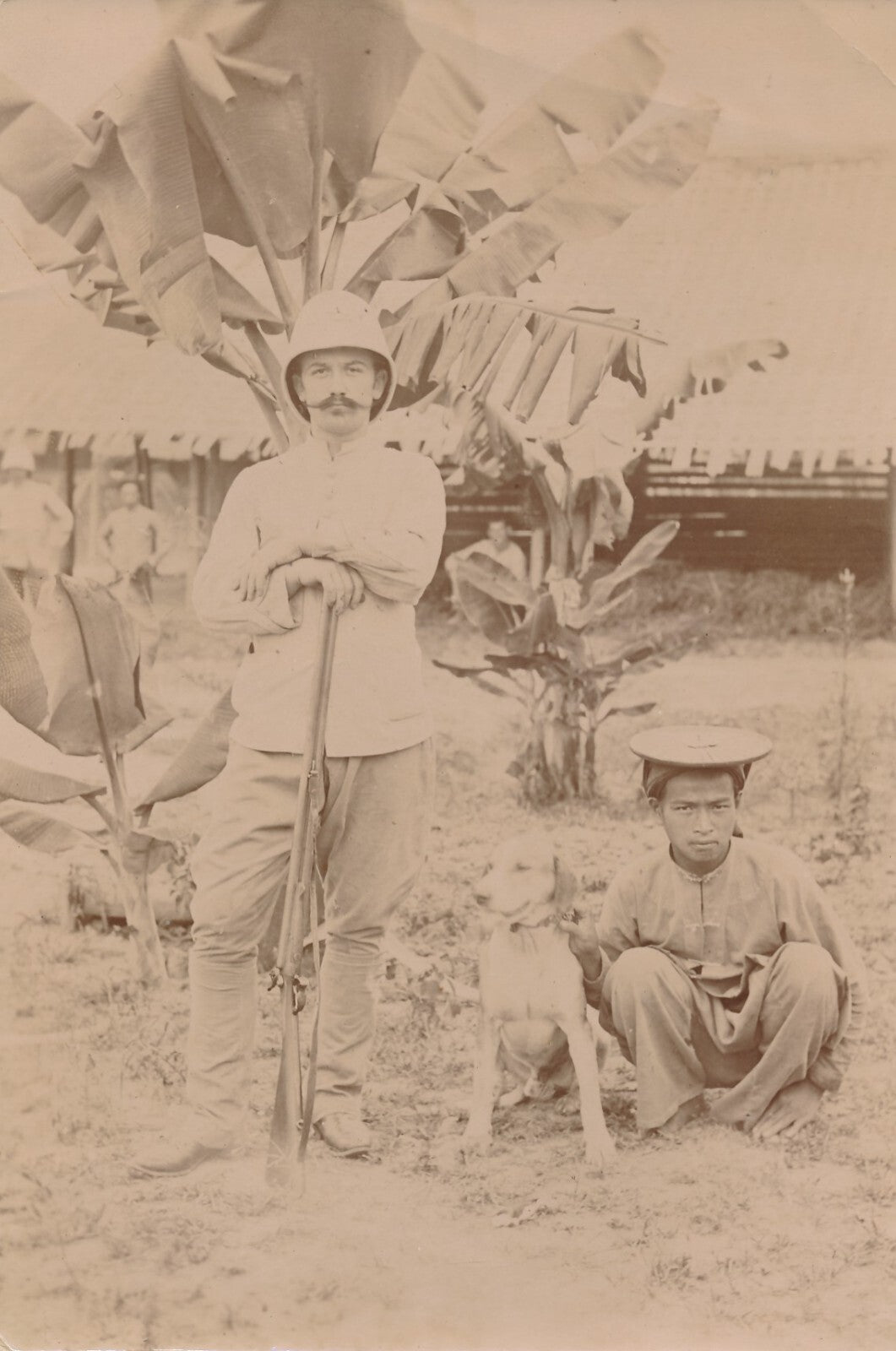protectorat France Tonkin 5 photographies époque Chine photo militaria