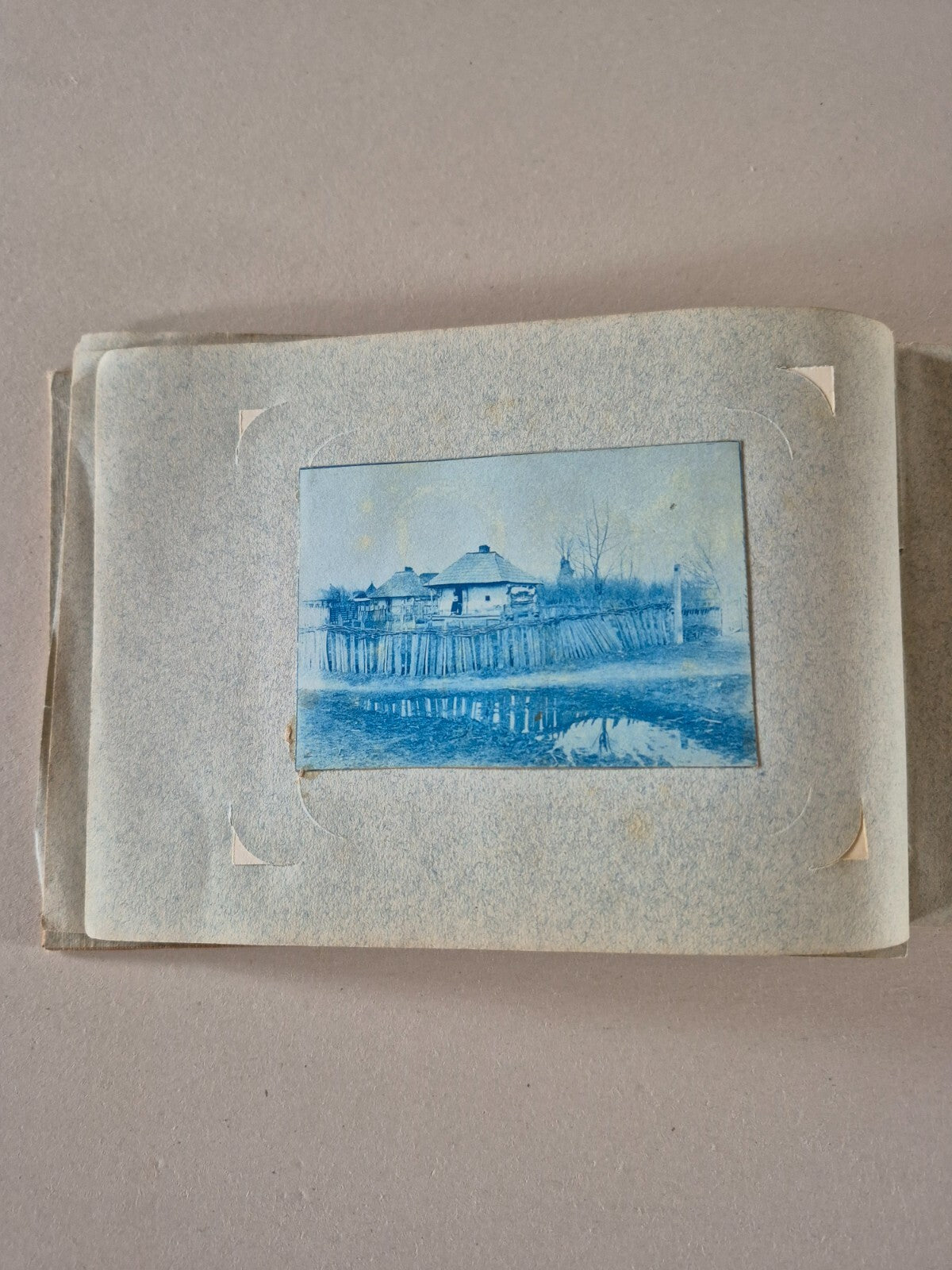 Album Photographie v. 1910 photo photographie couleur musicien paysage
