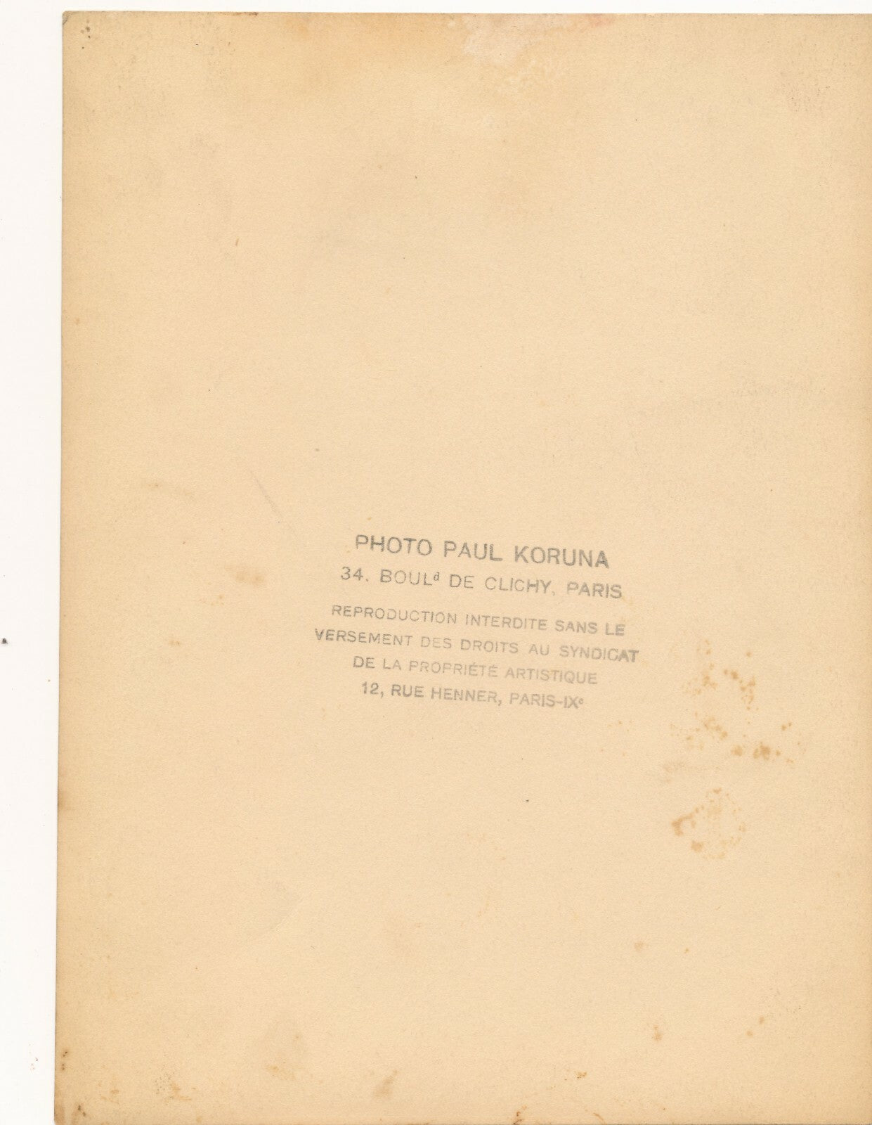 Paul KORUNA danse photo photographie danseuse tirage époque v. 1940