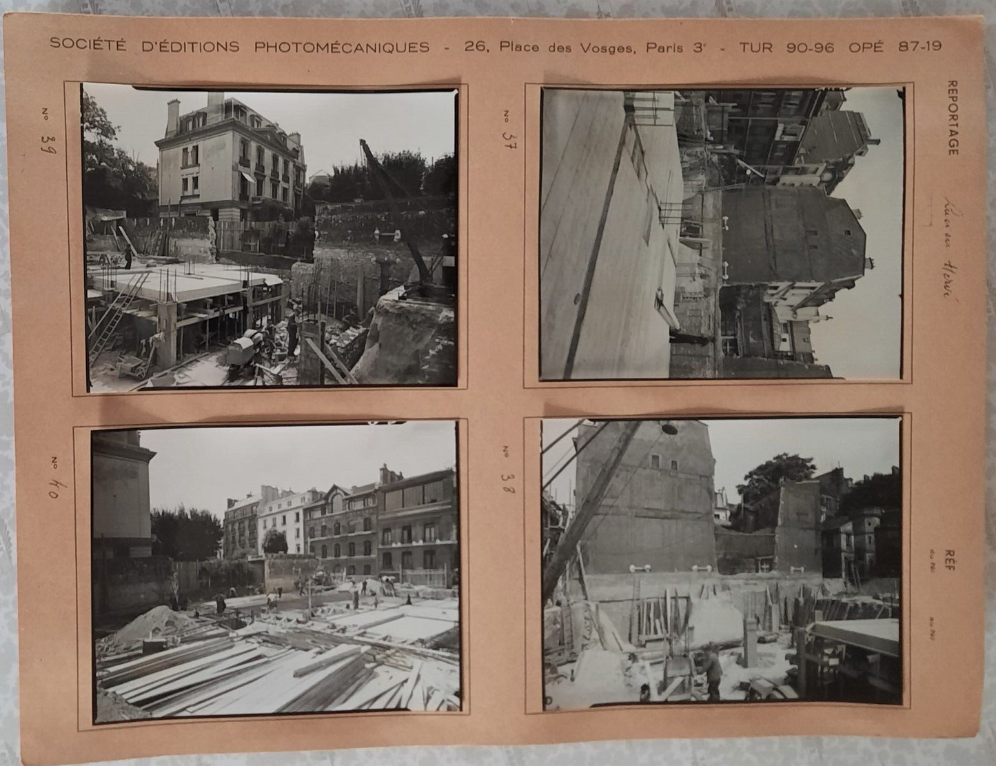 Lucien Hervé 44 épreuves argentiques époque reportage architecture béton Paris