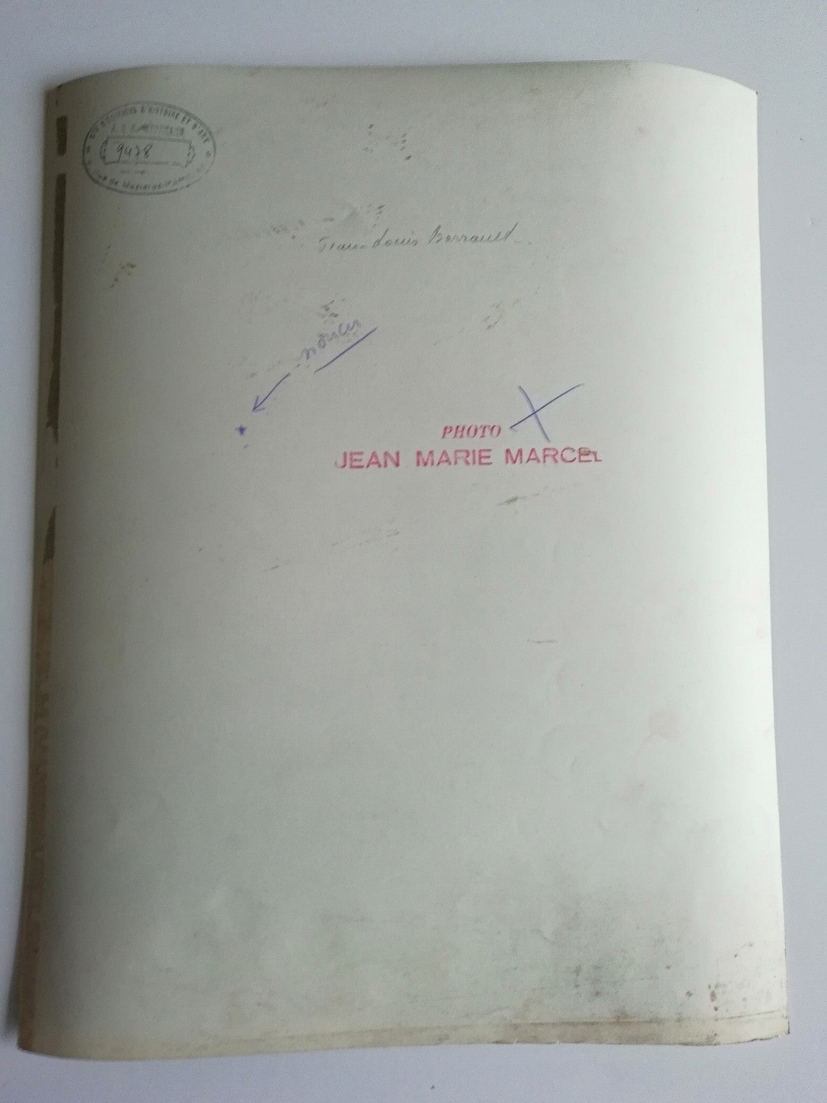 photo Jean-Louis Barrault acteur tirage argentique vintage Marcel