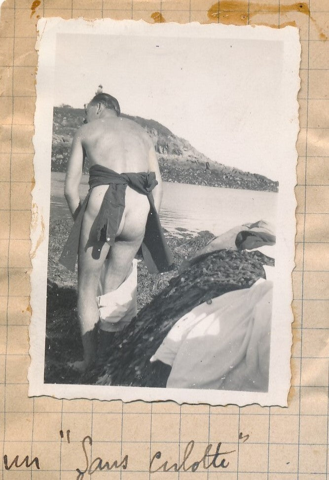 12 snapshots vacances nu maillot de bain, 1946 photo photographie