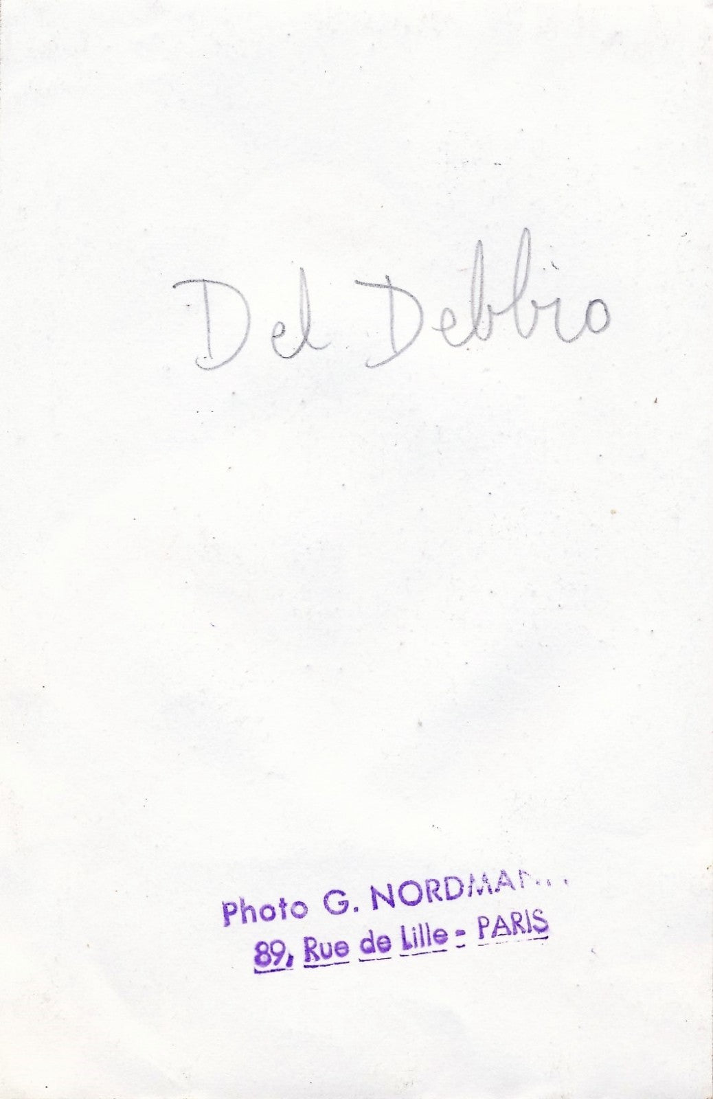 André DEL DEBBIO photographie sculpteur portrait argentique époque années 50