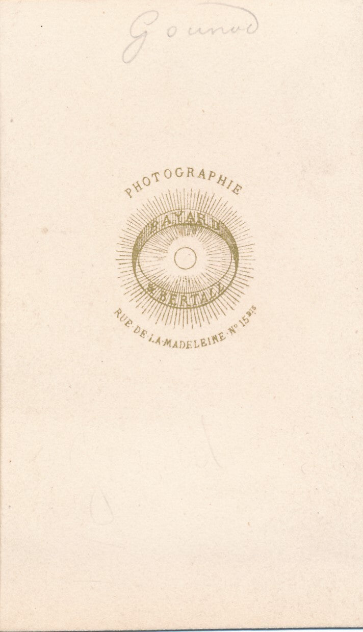 Charles GOUNOD cdv albumine photo photographie Bayard et Bertall