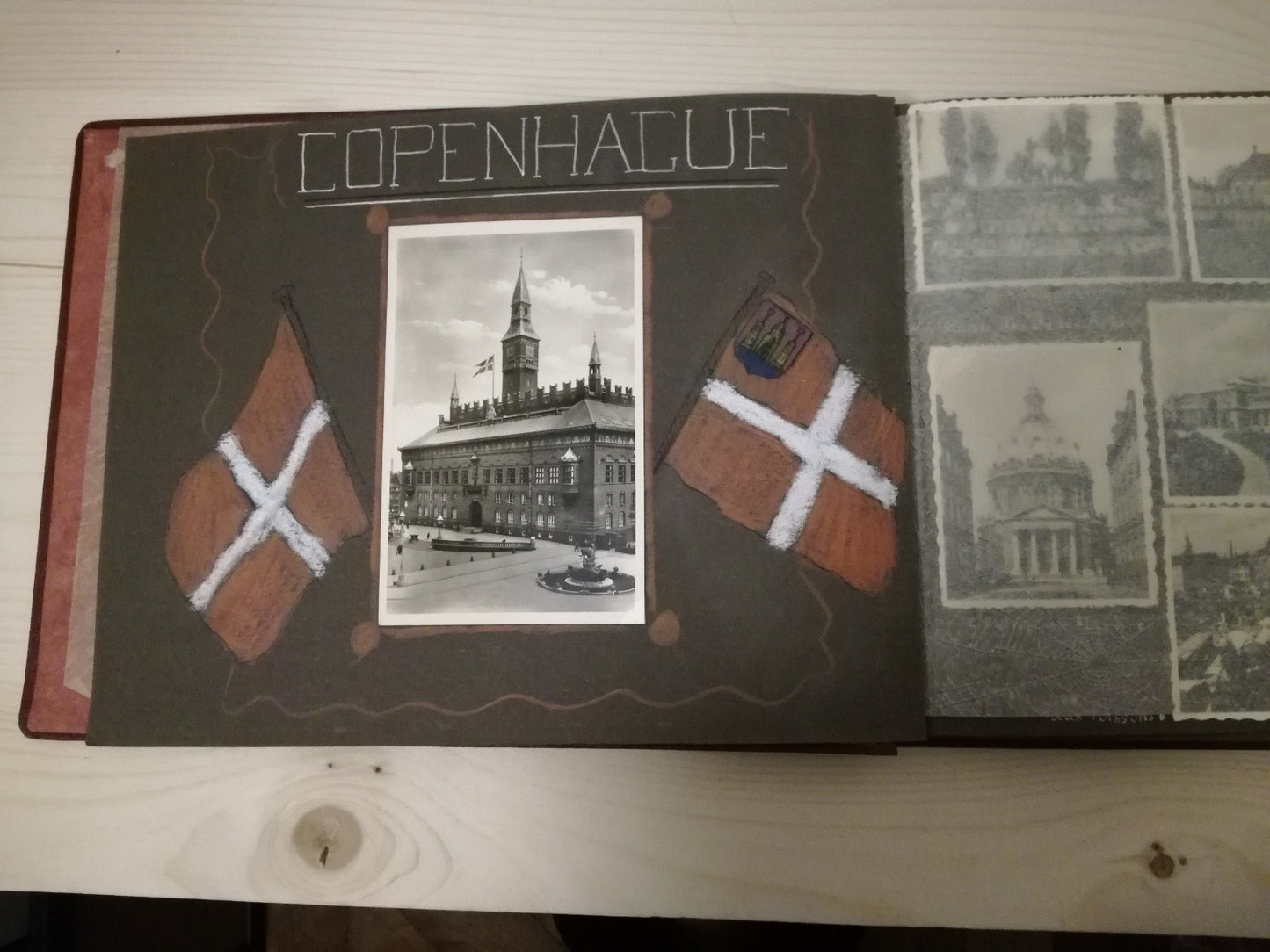 album photo année 1937 dessins enfant plus 200 photos Danemark Suede Allemagne