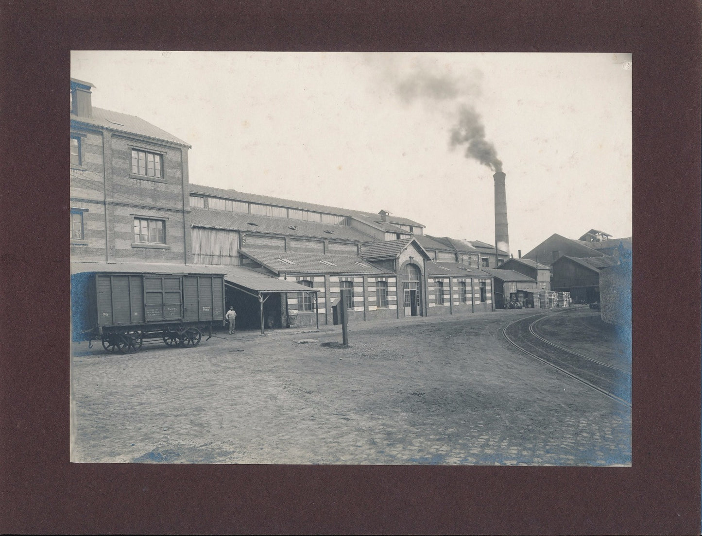 usine industrie travail tirage argentique d'époque photographie