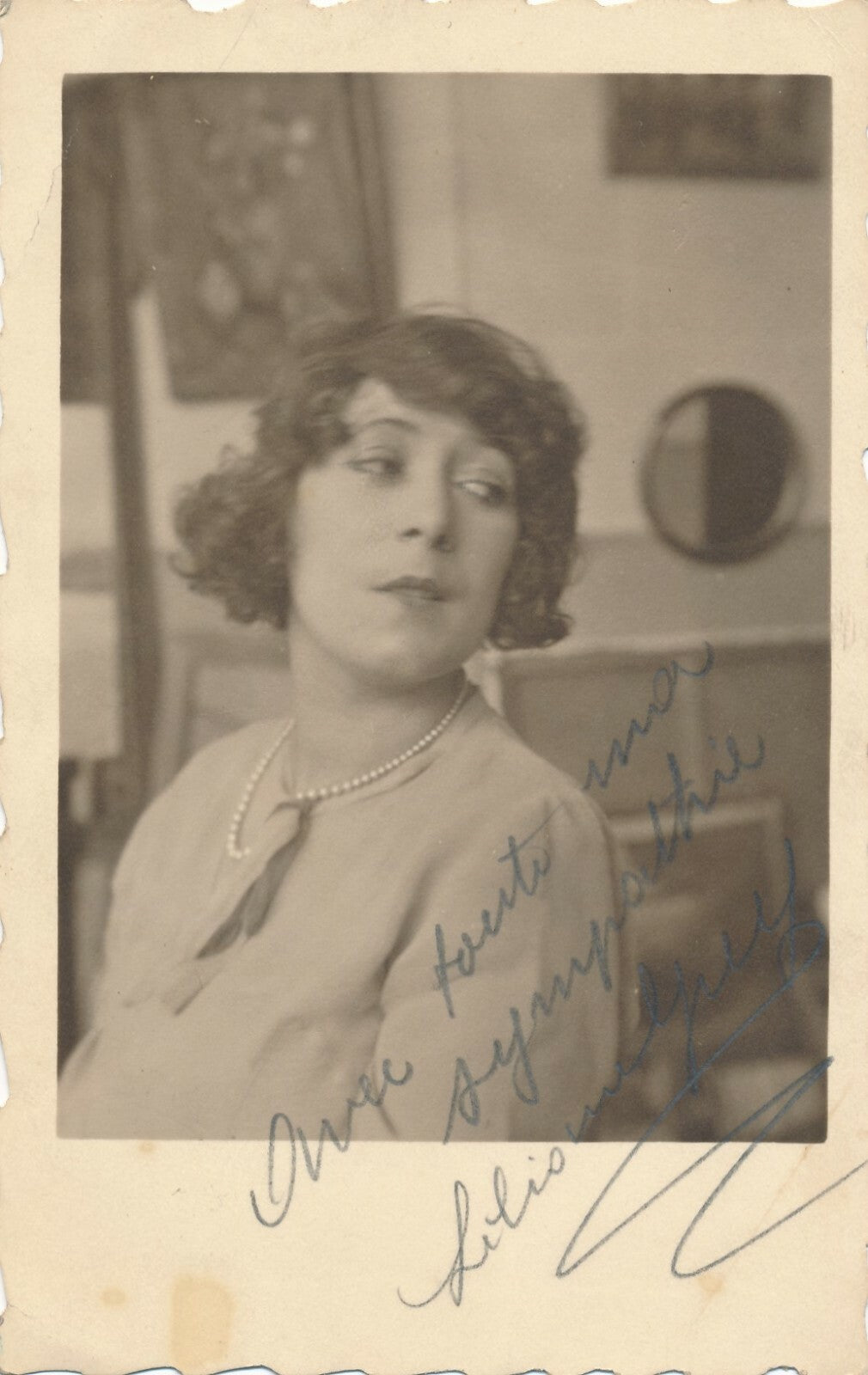 6 actrices à identifier vers 1910-1920 photo à Félicien Champsaur