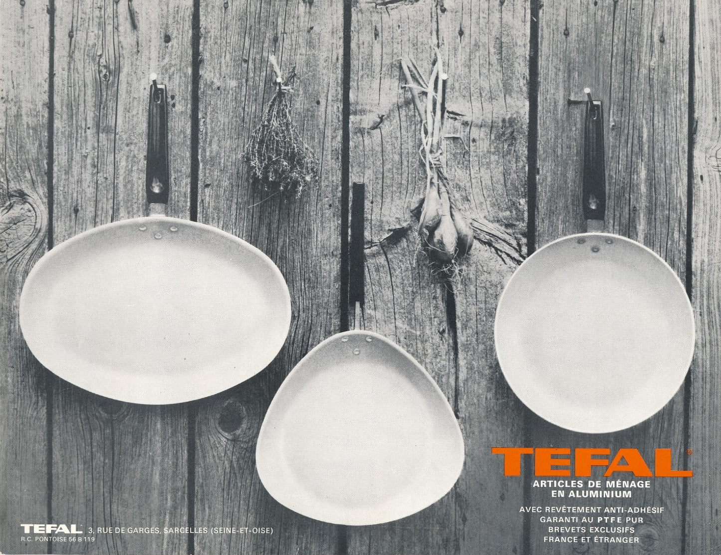 4 publicité pour TEFAL 3 imprimés recette poê1e photographie photo