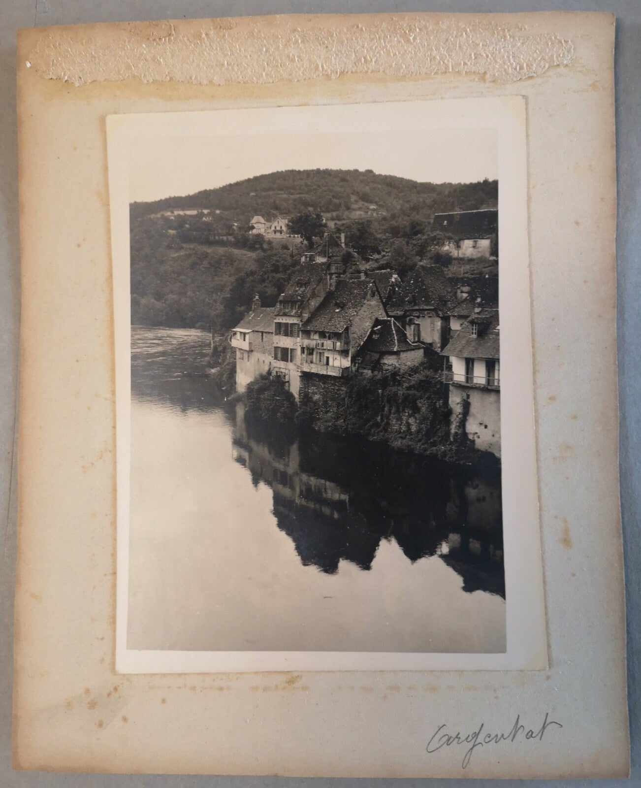 Argentat photo photographie tirage argentique époque v. 1930 Corrèze Dordogne
