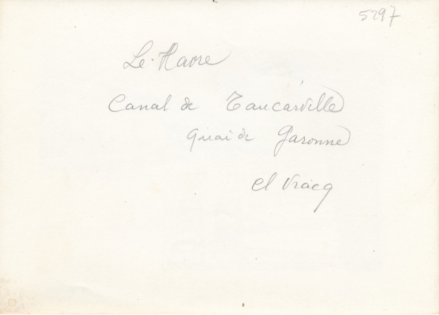 Le Havre port 1930 3 photo argentiques début années 1950 Eure Garonne