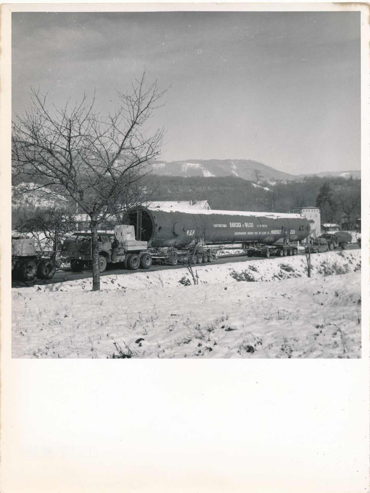 Site Marcoule nucléaire 1957 CEA Babcock 15 photo 7 Ekta bel ensemble Wicox