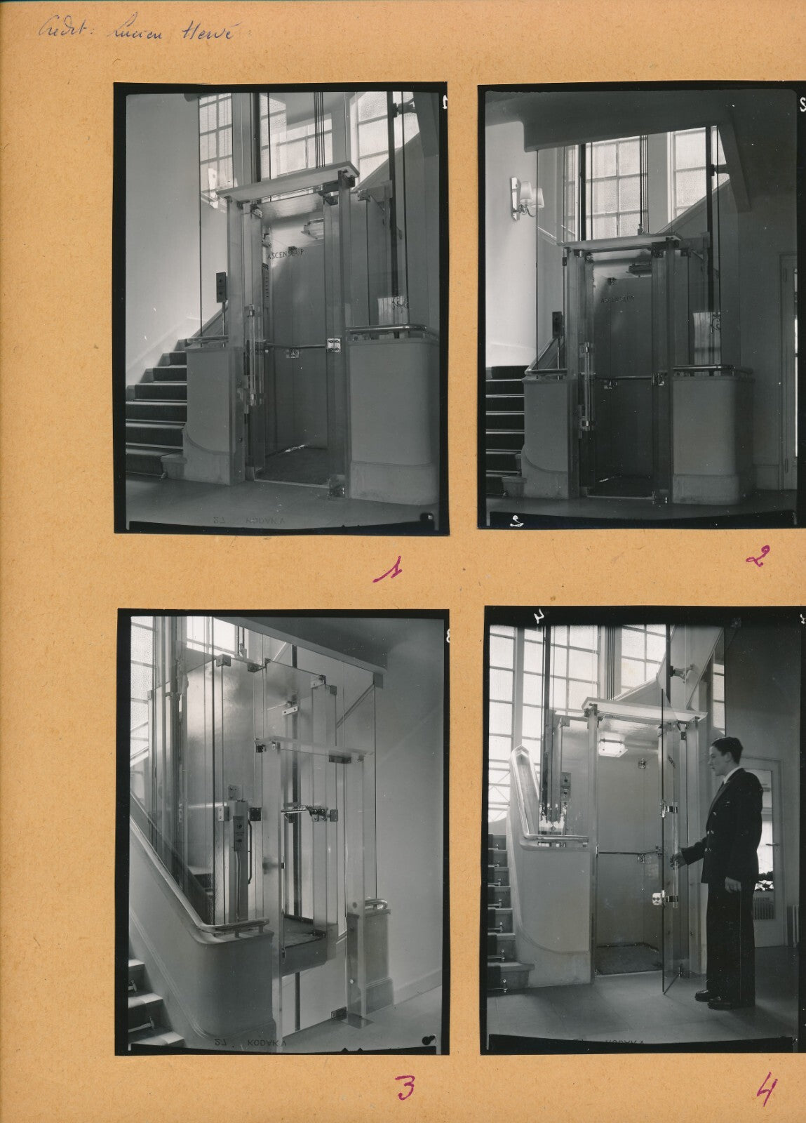Lucien Hervé 44 épreuves argentiques époque reportage architecture béton Paris