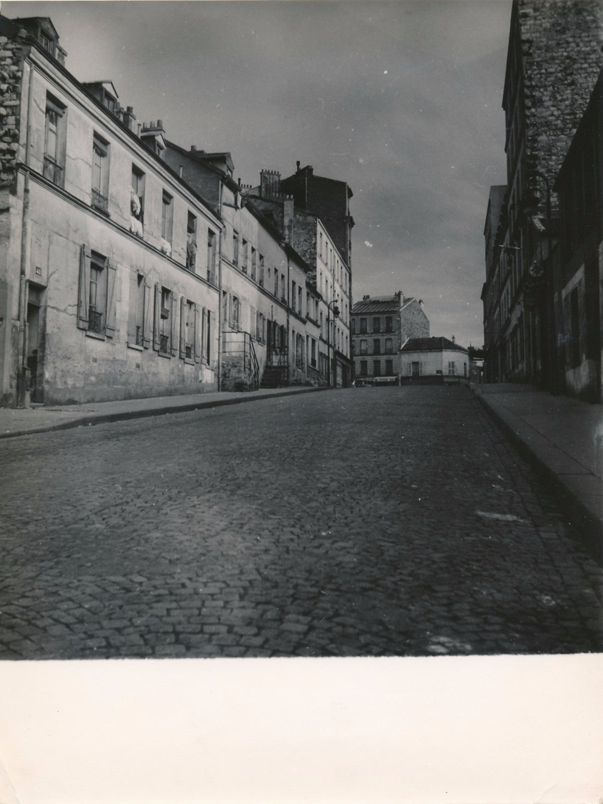 Rue Butte aux Cailles Marcelle D Heilly photo époque Paris architecture