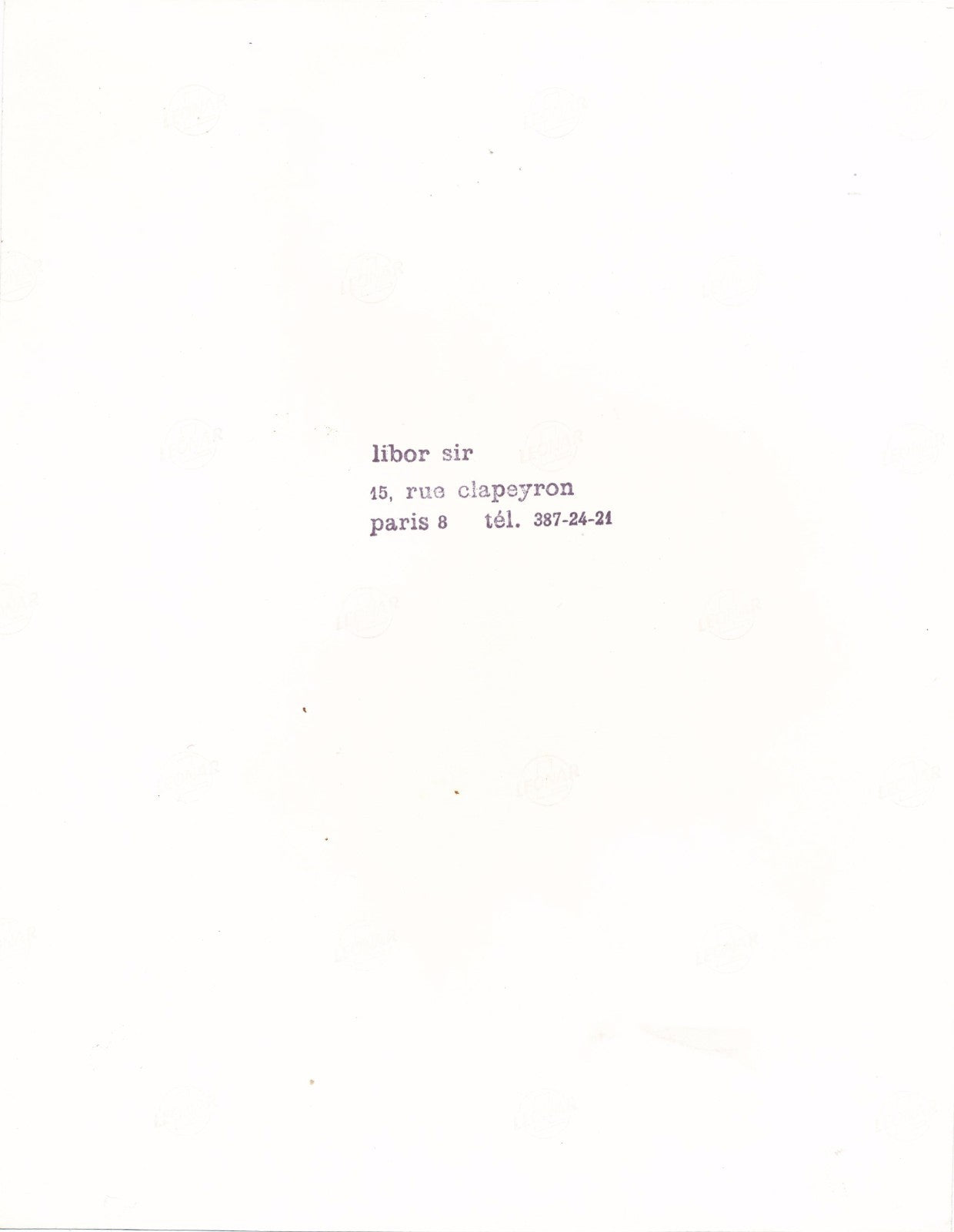 Photographie architecture Libor Sir tour tirage argentique époque vers 1960