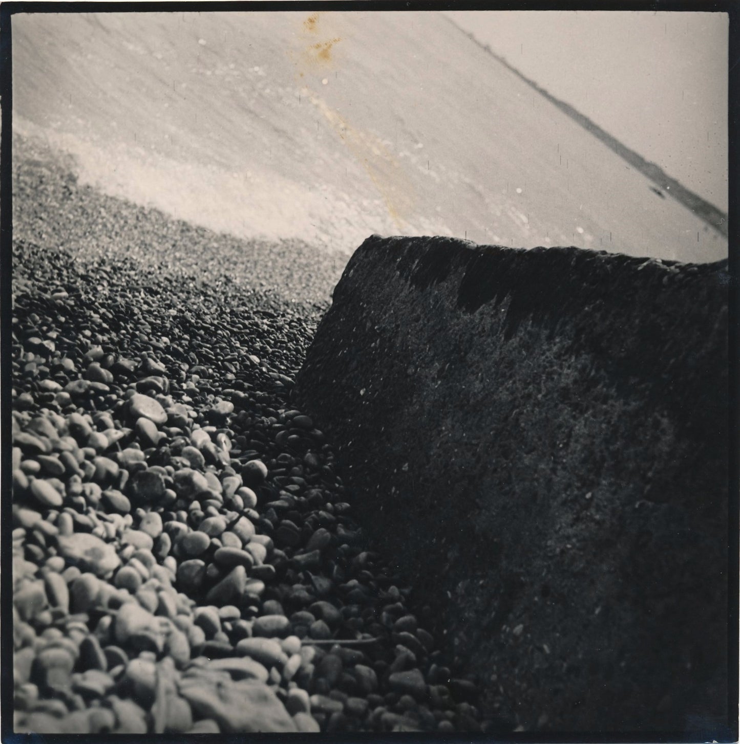2 photo Franc-Lamy mer argentique d'époque v. 1930 photographie