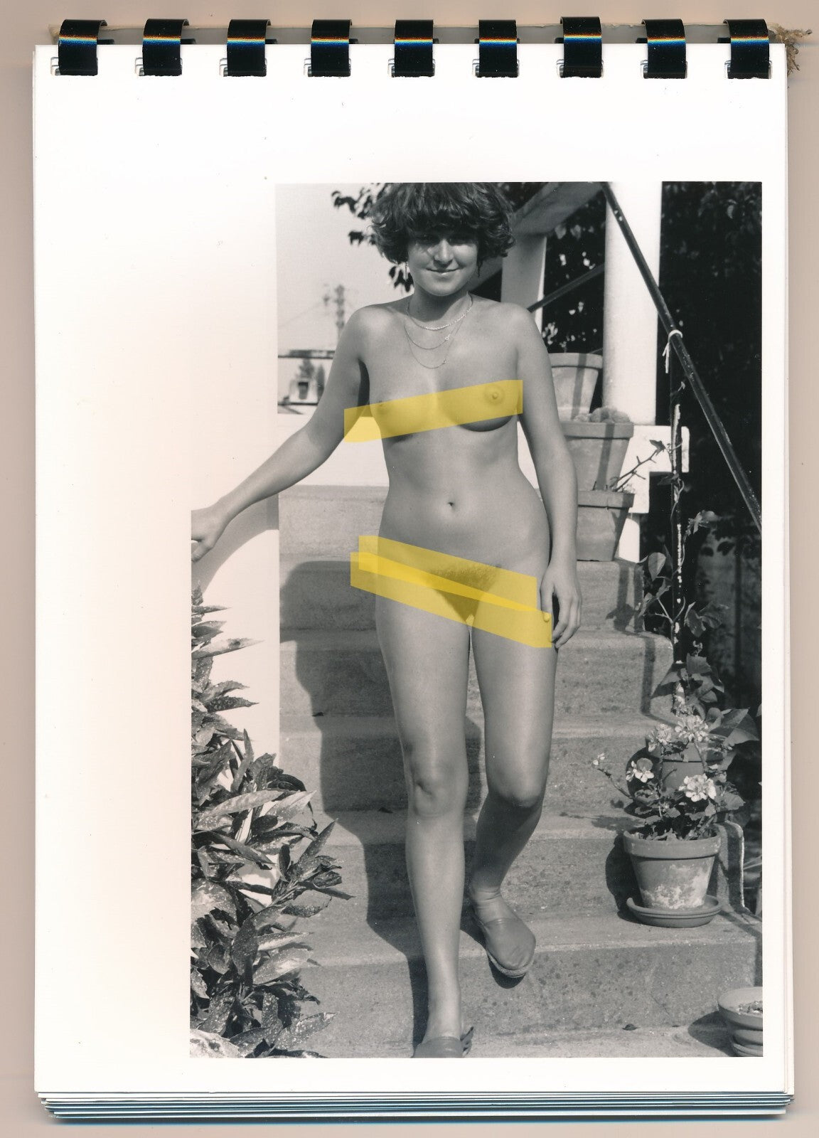 Carnet relié spirale 15 photographie photo étude nu femme sexy