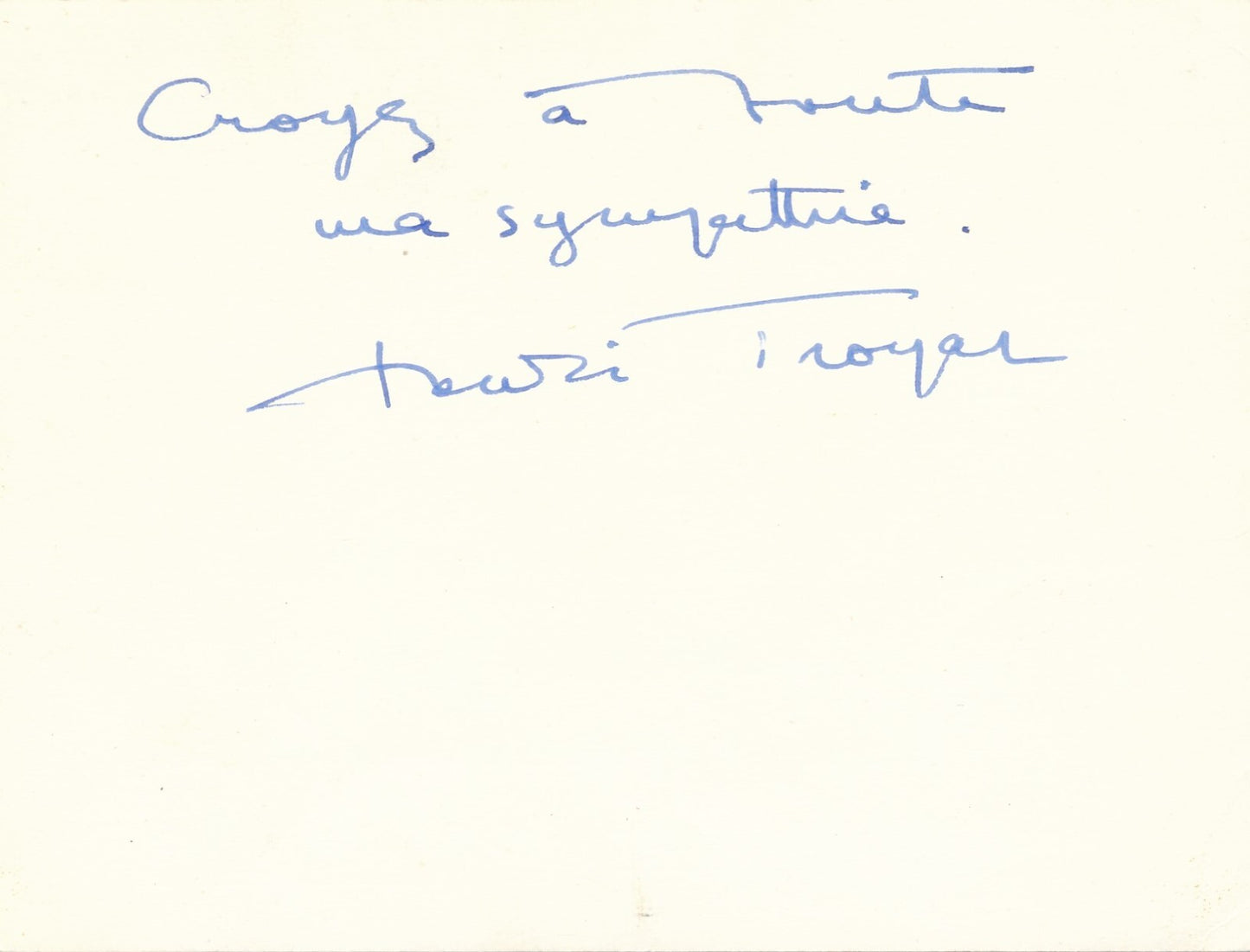 écrivain ensemble Troyat 1 carte autographe signée 1 photo 2 envois