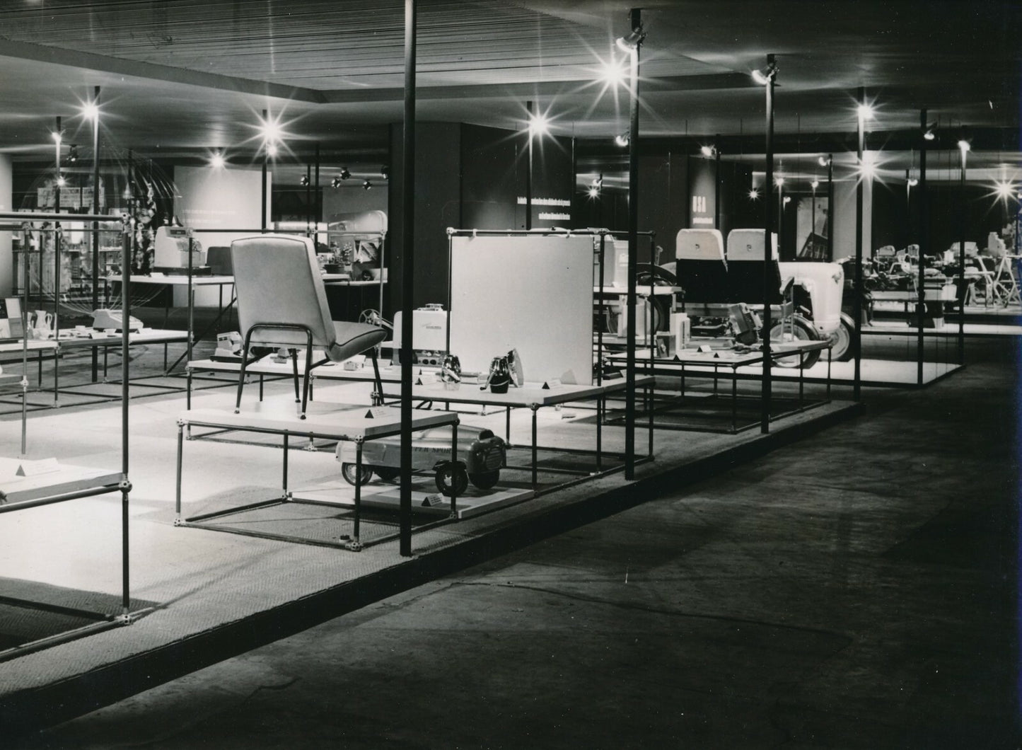 1955 Barcelone foire commeciale pavillon Etats Unis 15 photos plan Marshall