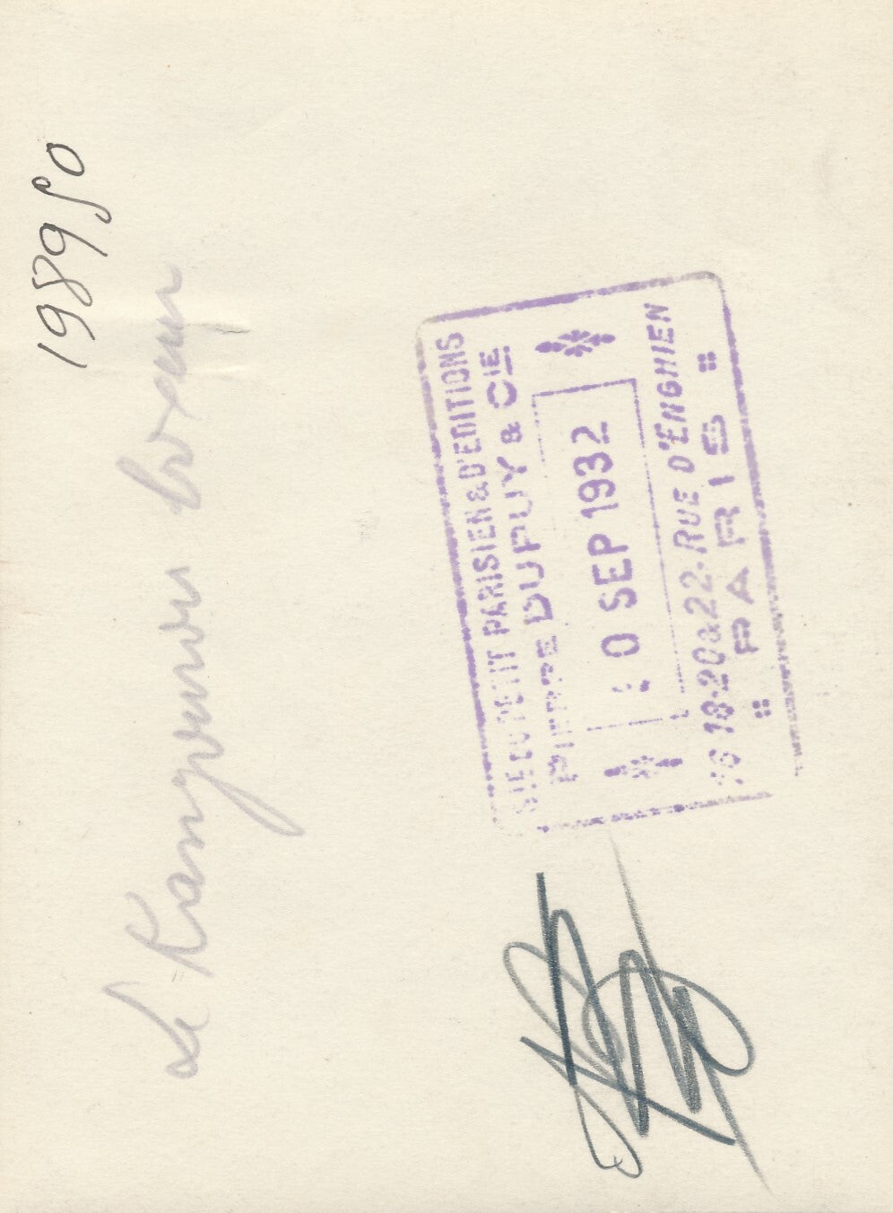 Kangourou boxeur tirage époque 1933 forain caméra boxe photo photographie
