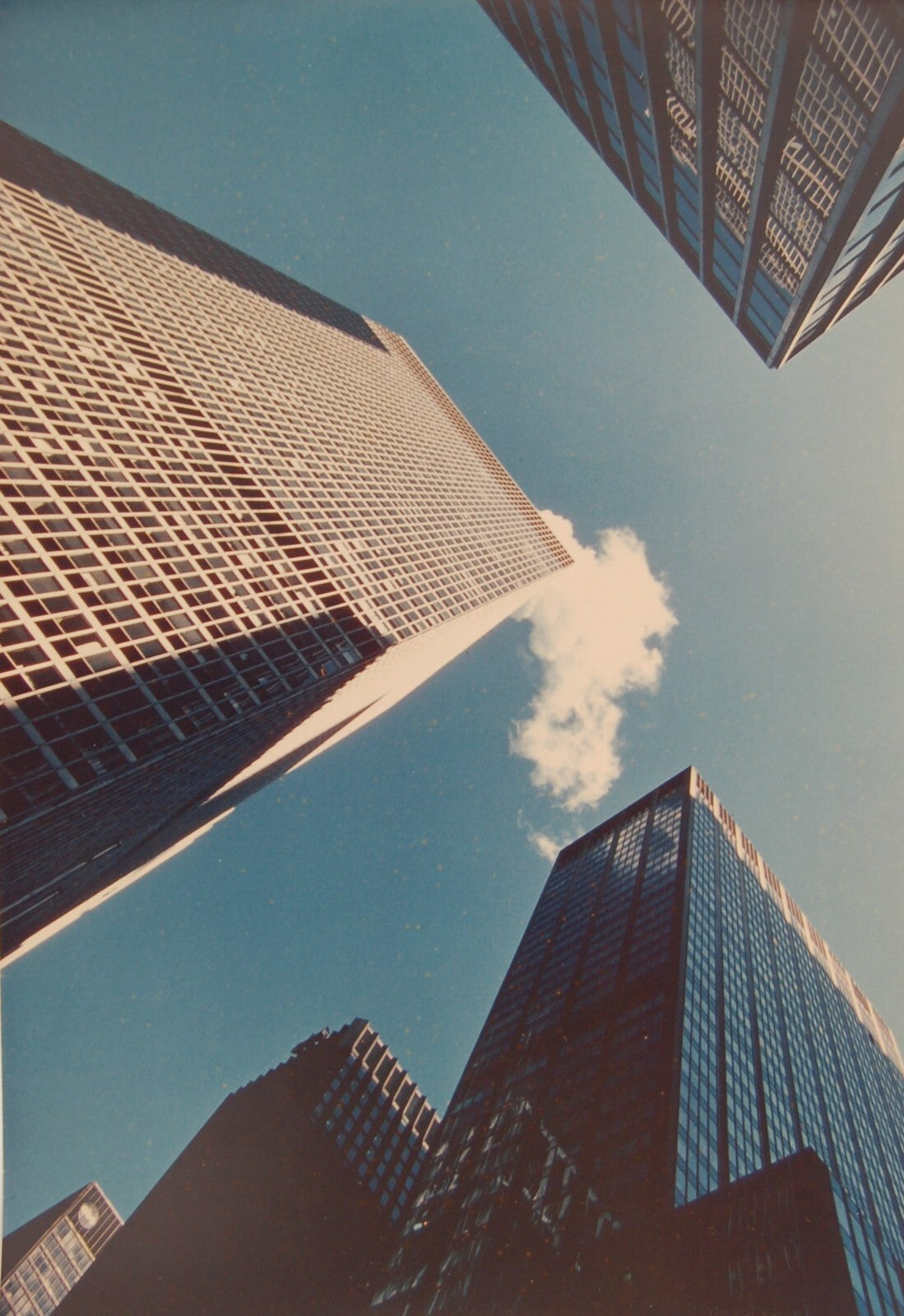 Architecture tours ciel nuage gratte ciel tirage couleur photo photographie