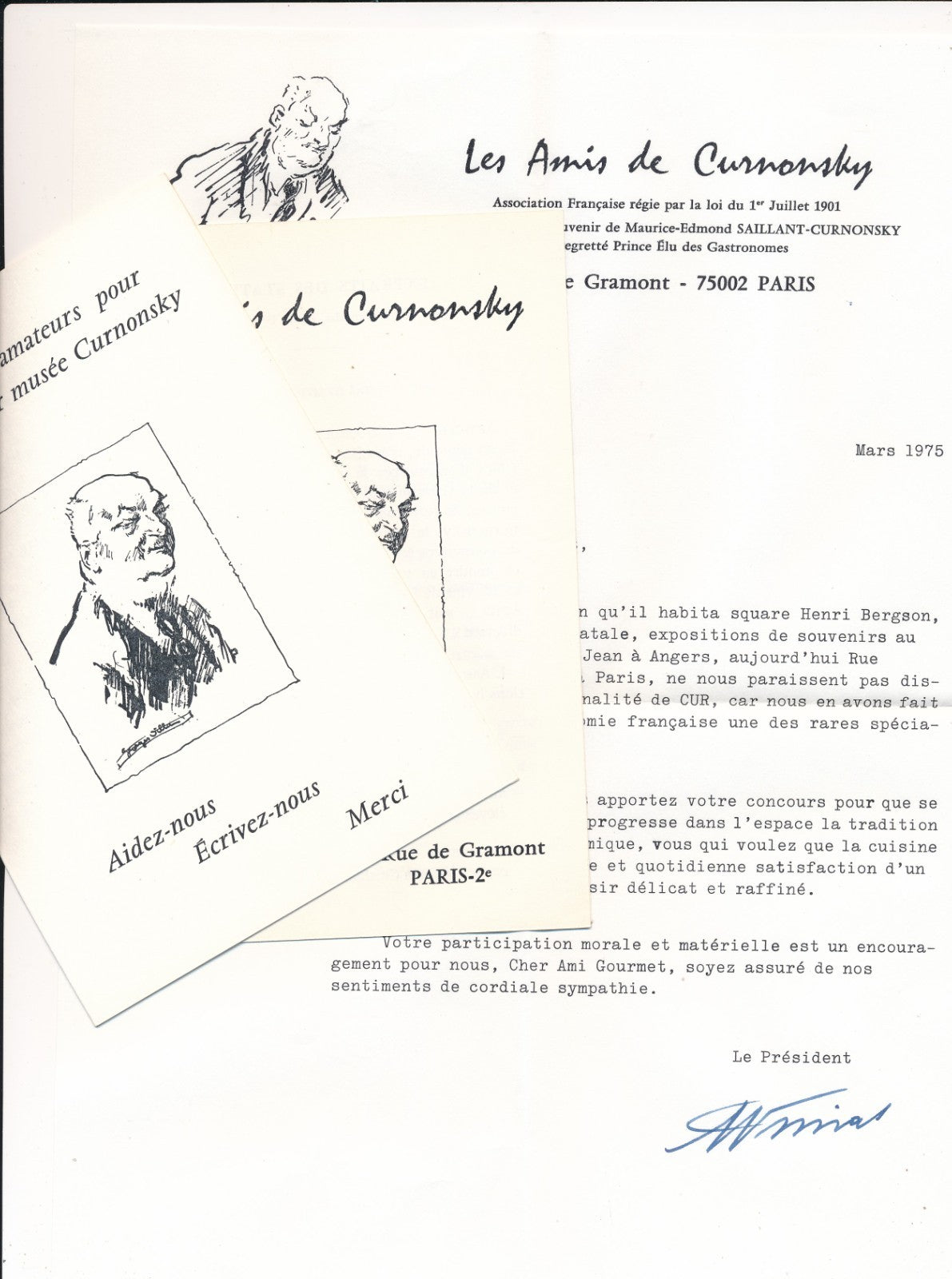 Curnonsky documentation photo photographie gastronomie 4 lettres Simon Arbellot