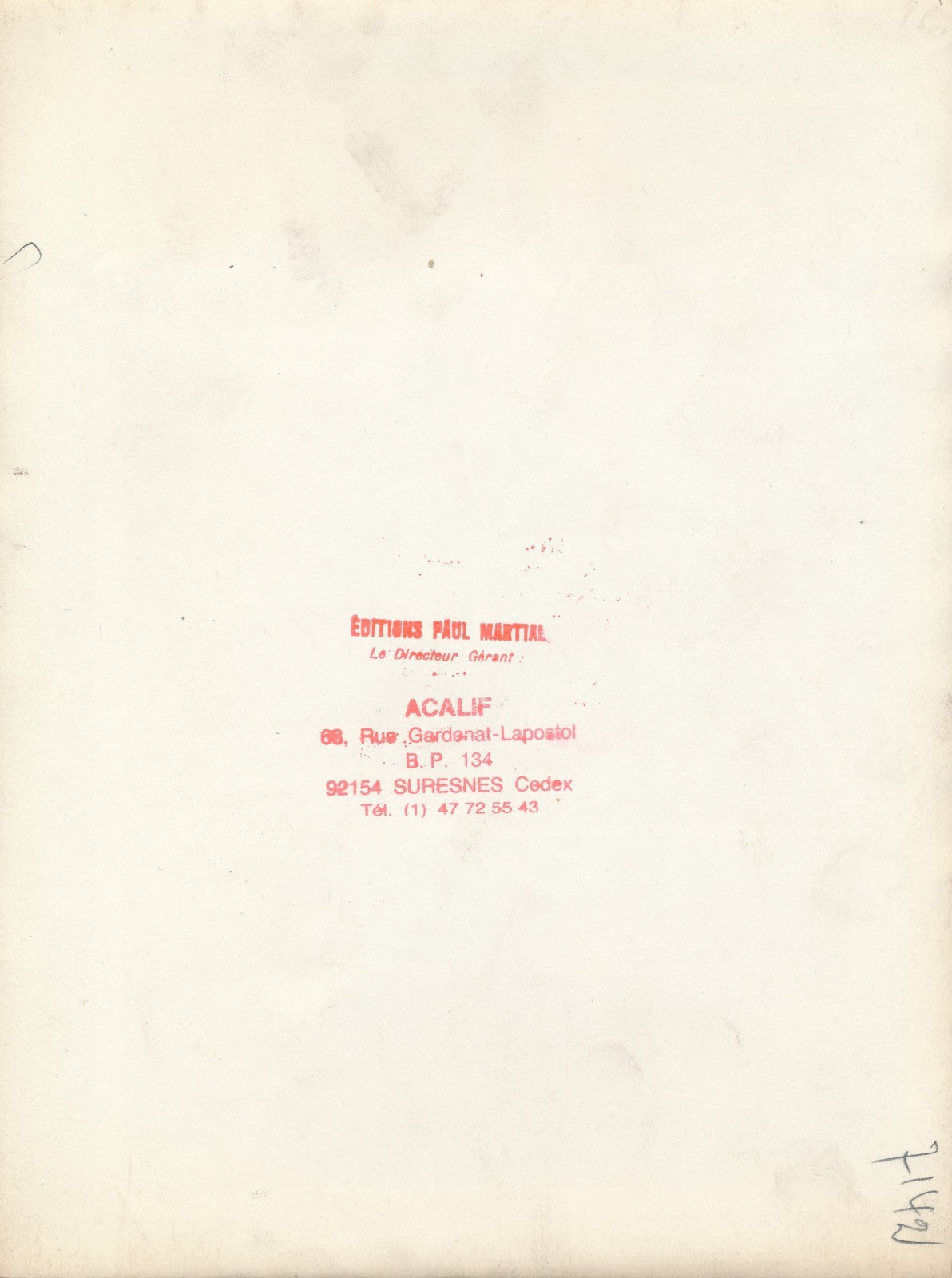 Paul Martial maroquinerie industrie fourrure photo argentique années 1930