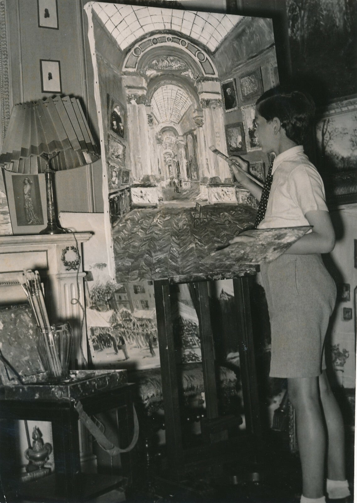 Gérard SINGER (1929-2007), peintre 2 photo photographie très très jeune !