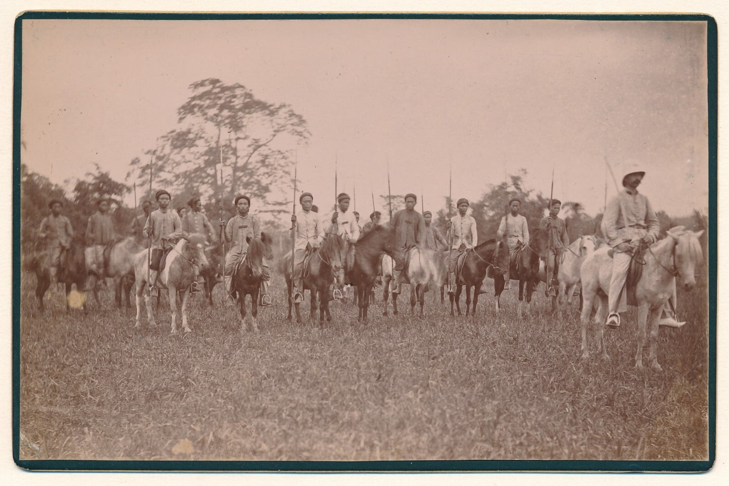 protectorat France Tonkin 5 photographies époque Chine photo militaria