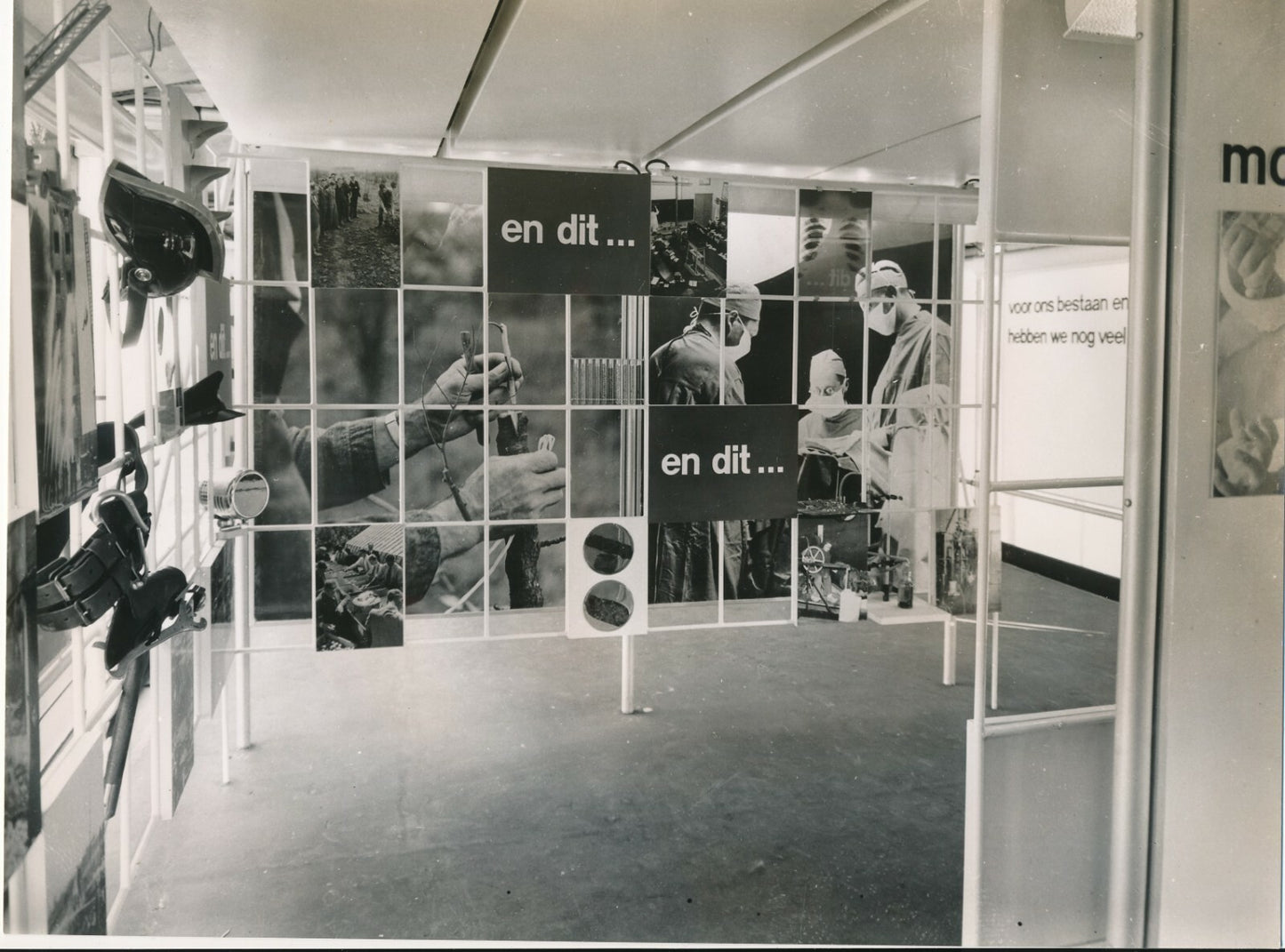 1952 Bestaan barges Hollande exposition plan Marshall 18 photo photographie USA