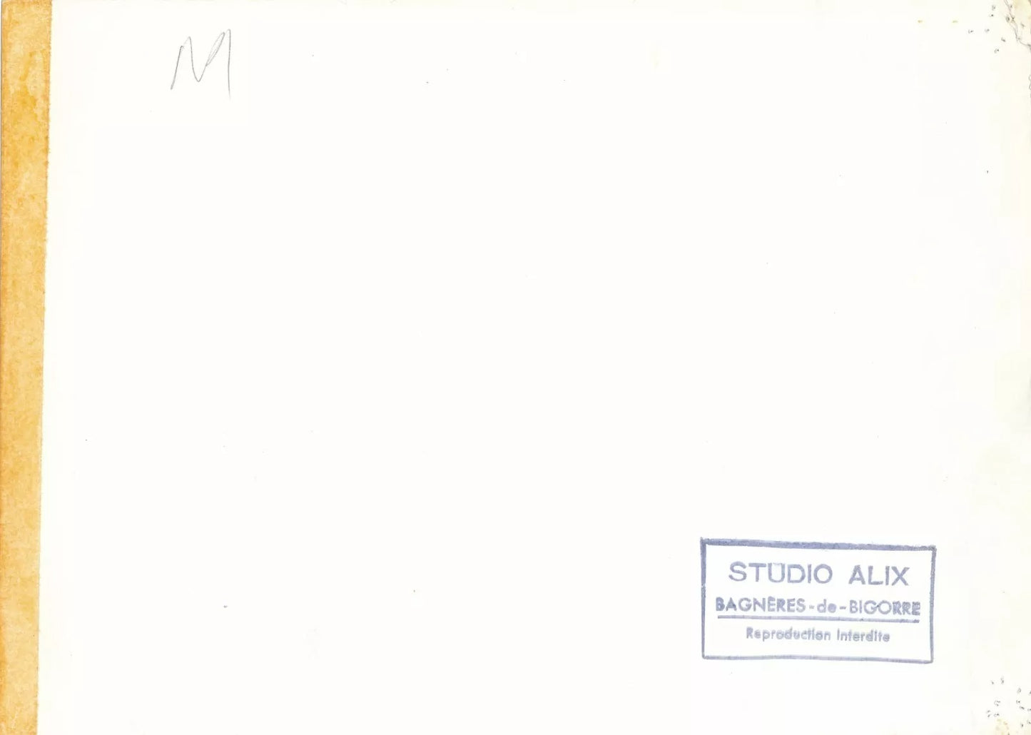 Paysage de montagne neige par Studio Alix 1969