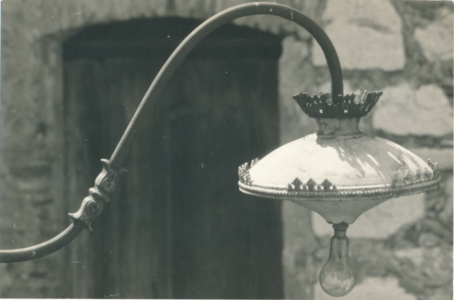 éclairage lampadaire photo photographie v. 1970 argentique