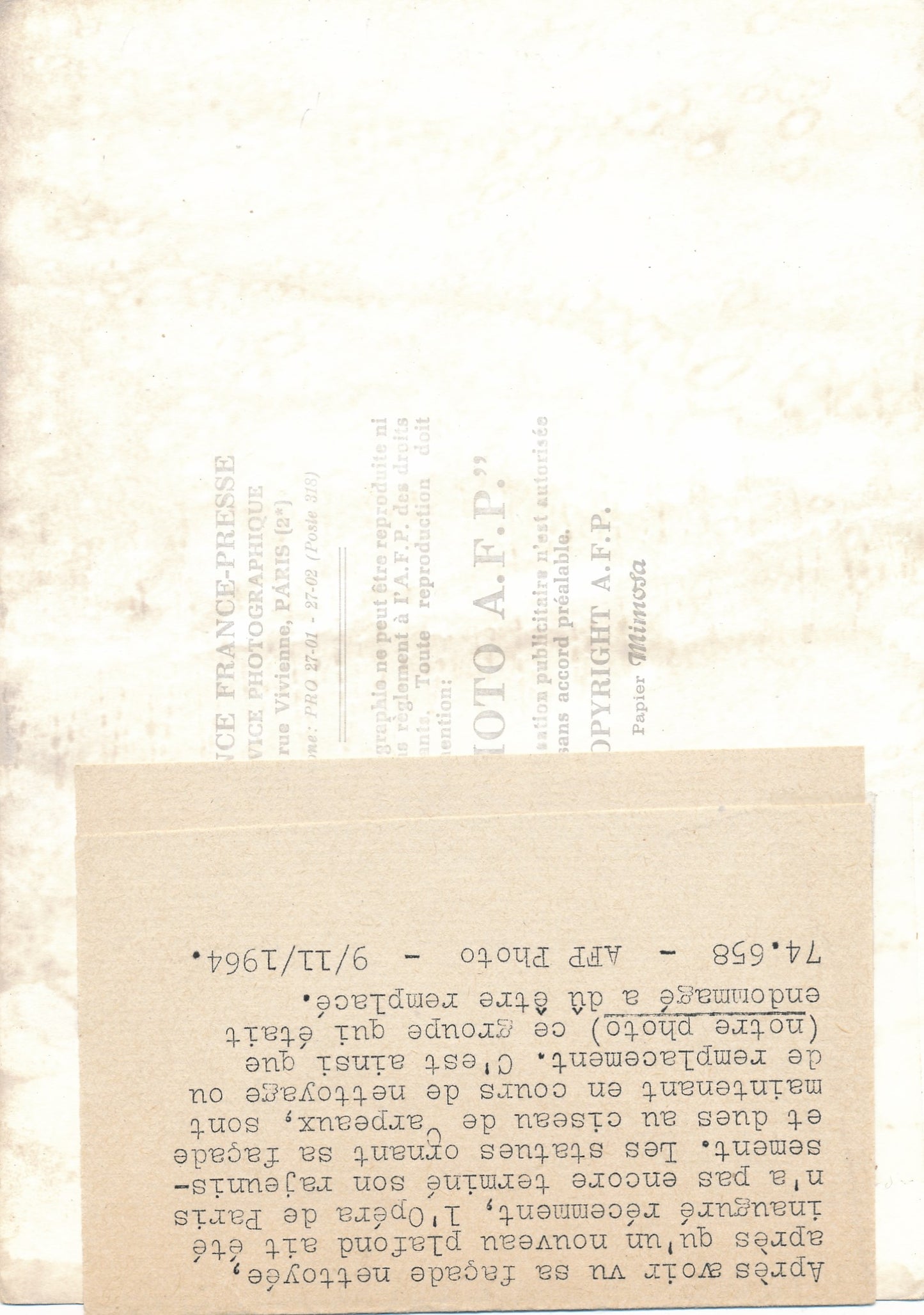 Le remplacement de La Danse Carpeaux à Opéra de Paris photo photographie