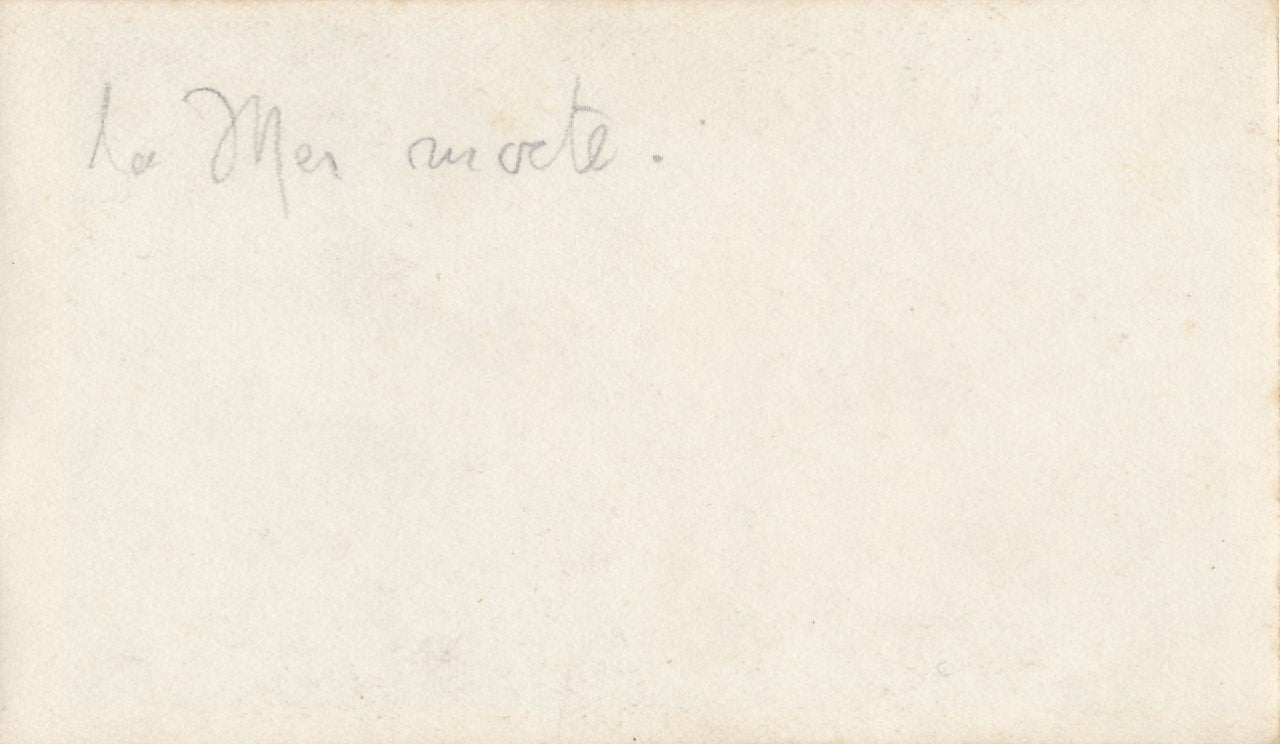 mer morte Palestine femmes Cisjordanie snapshot 1929 photographie homme blanc