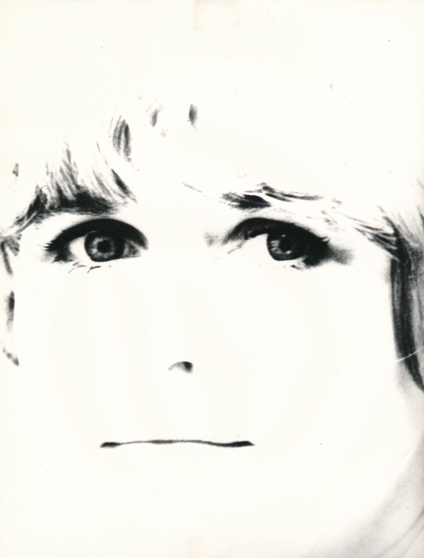 2 visages de femme 2 photos composition photographie v. 1970 montage