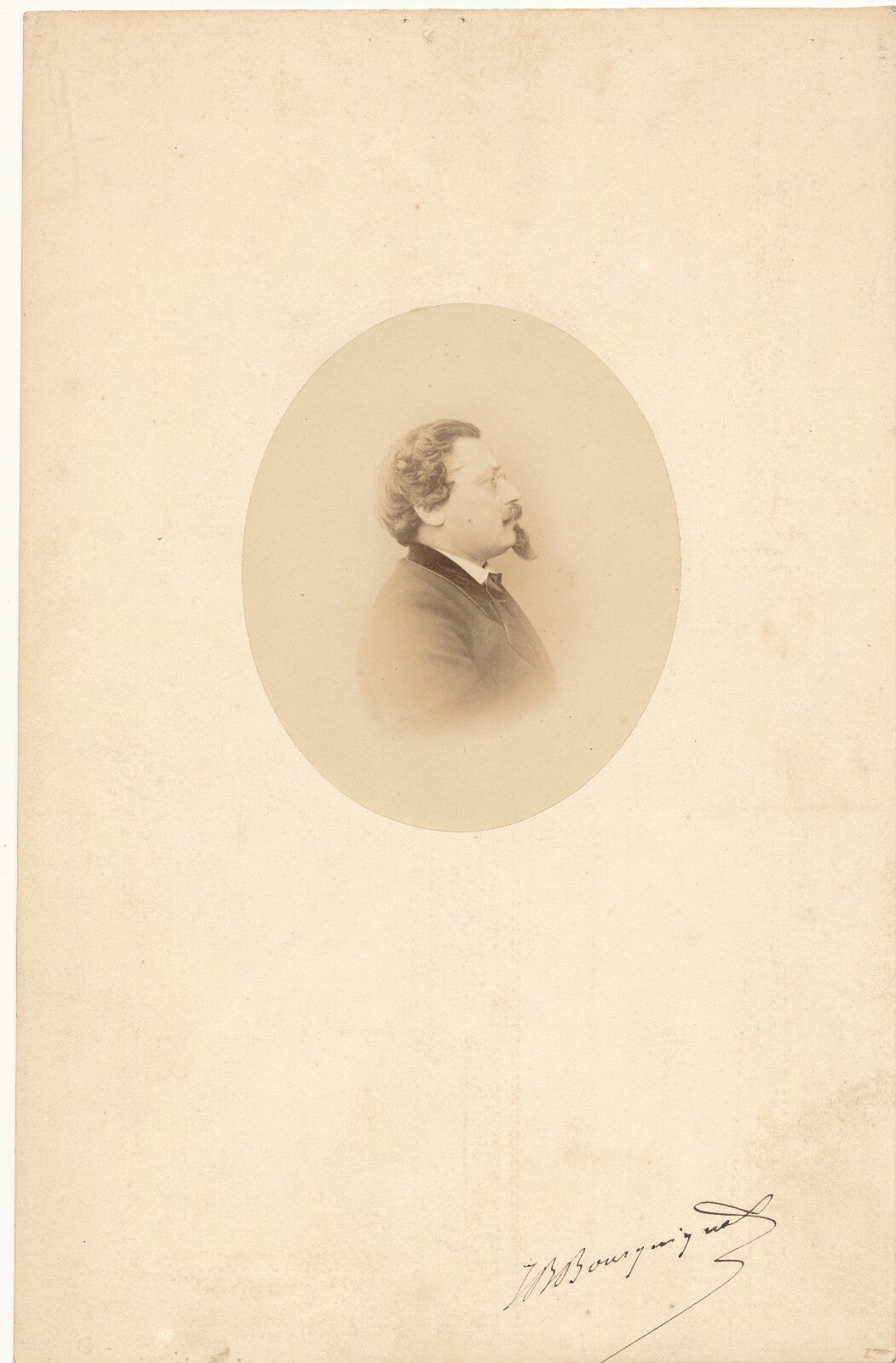 Jules-René BOURGUIGNAT photo photographie signée albumine