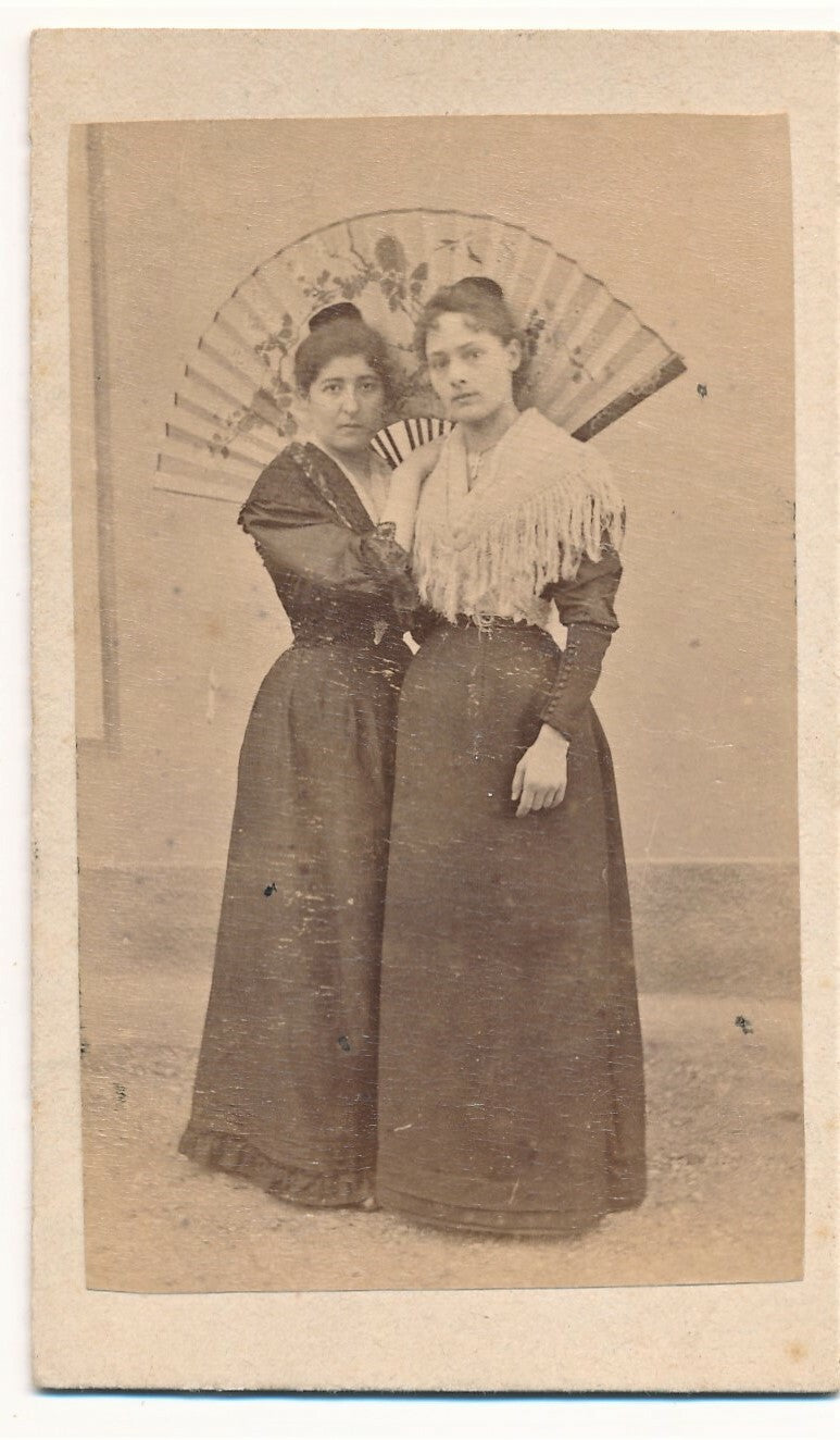 2 carte de visite albumine photographie