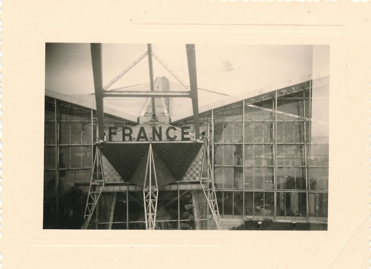 Pavillon France Exposition universelle Bruxelles 1958 Prouvé architecture