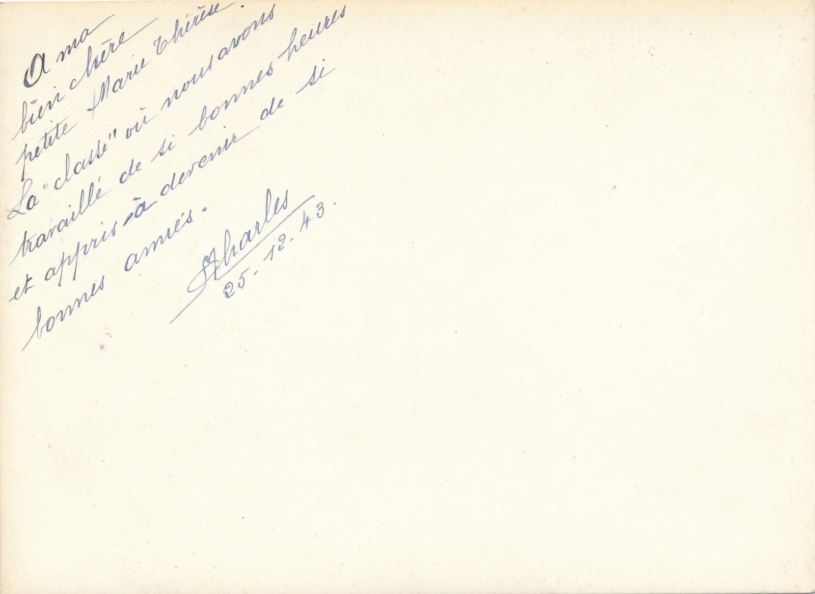 intérieur classe 1940 encrier bancs photo photographie dédicace