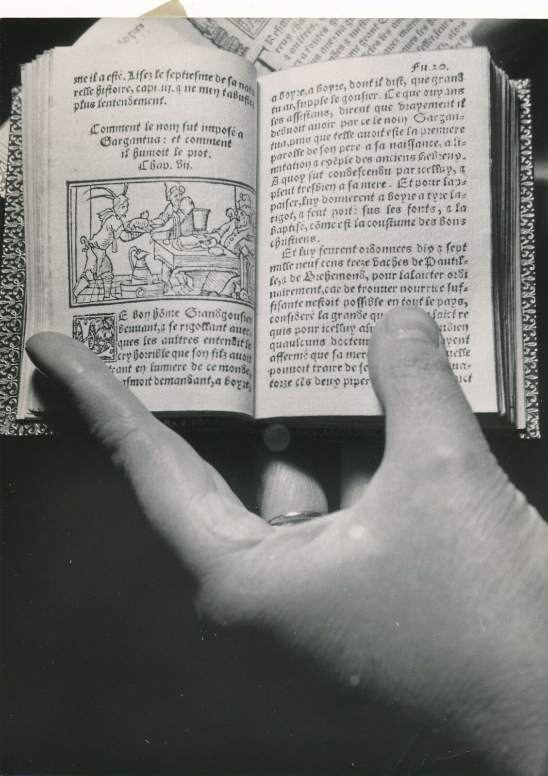 Livre bibliophilie Drouot 1953 Rabelais Gargantua photo photographie