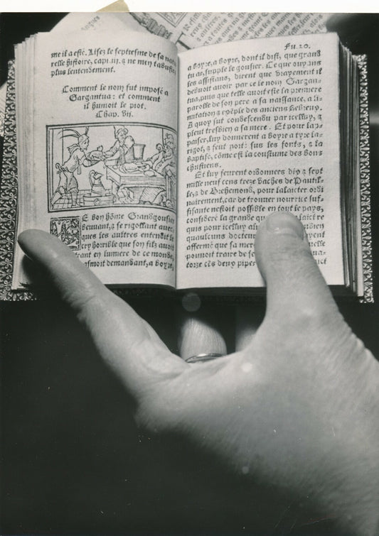 Livre bibliophilie Drouot 1953 Rabelais Gargantua photo photographie
