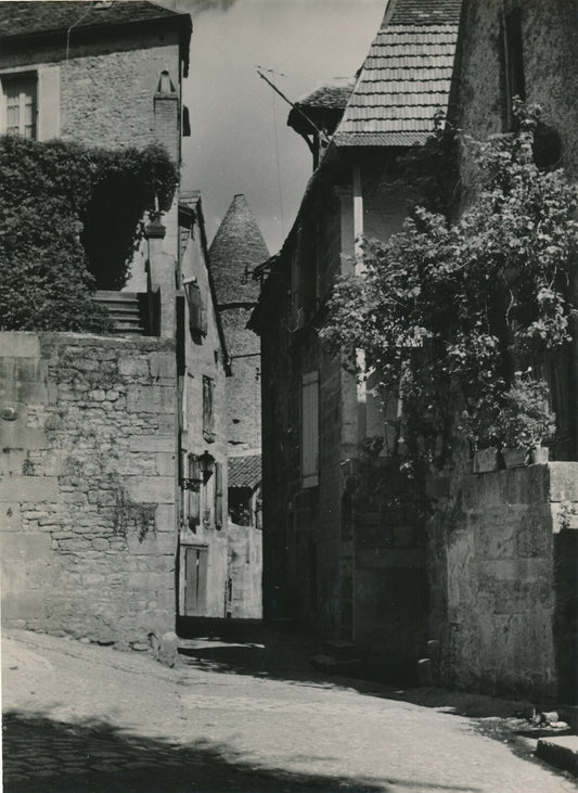 Sarlat Dordogne 1950-1960 4 photos photographie Georges VIOLLON cachet lot