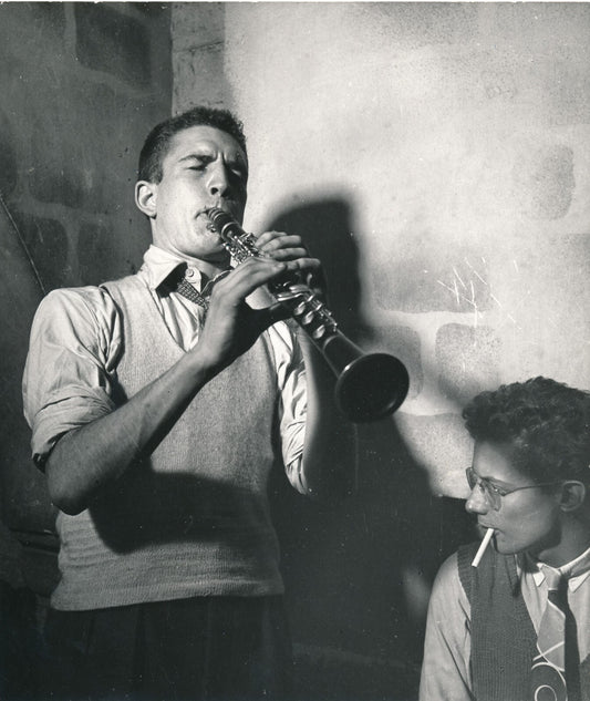 Claude LUTHER jazz clarinettiste photo photographie époque Savitry