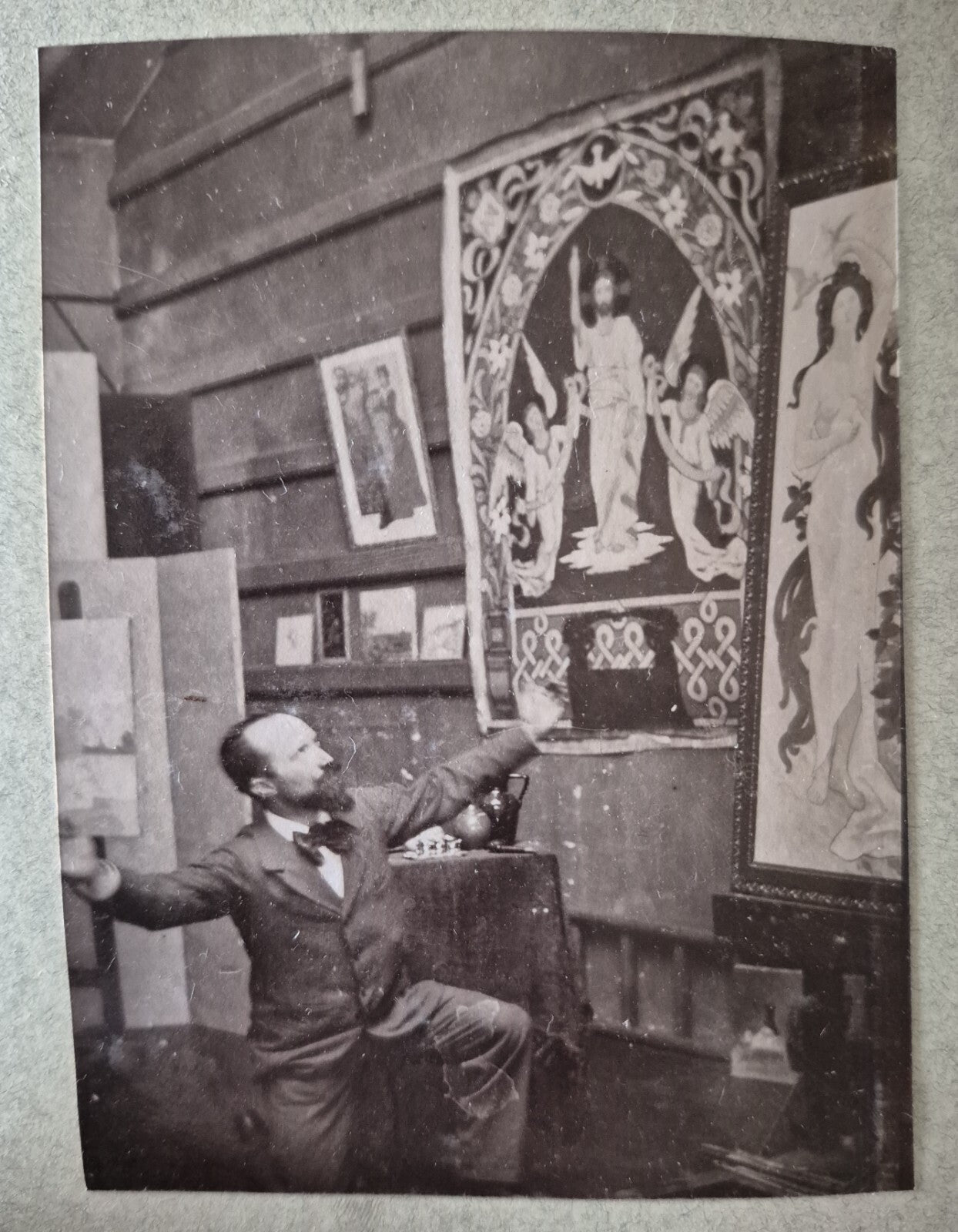 Vincent René BLAIN peintre peinture Mucha religion église abum photos